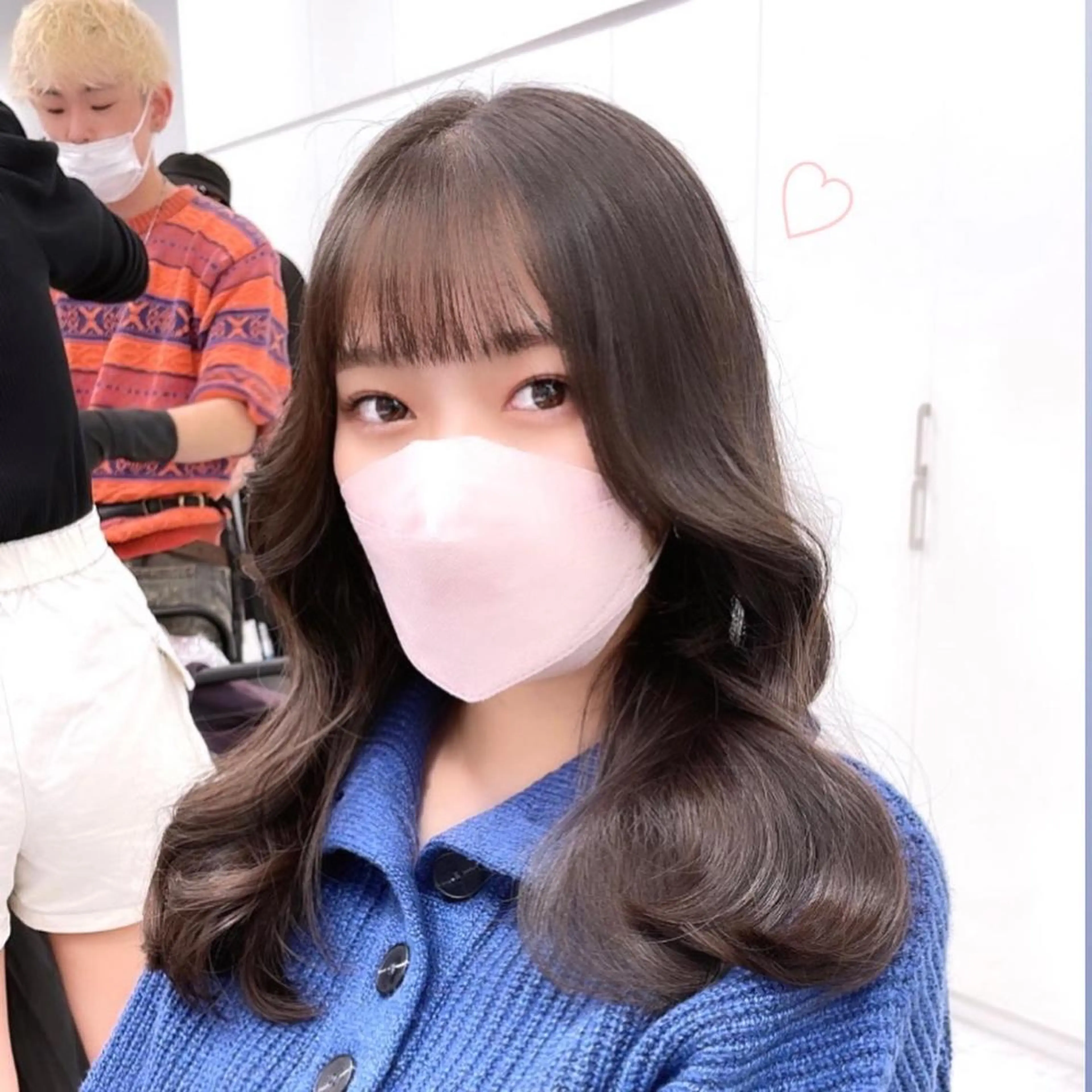 セミロング ヘアアレンジ Ella所属・nana【艶髪】/ レイヤー/縮毛矯正のヘアスタイル