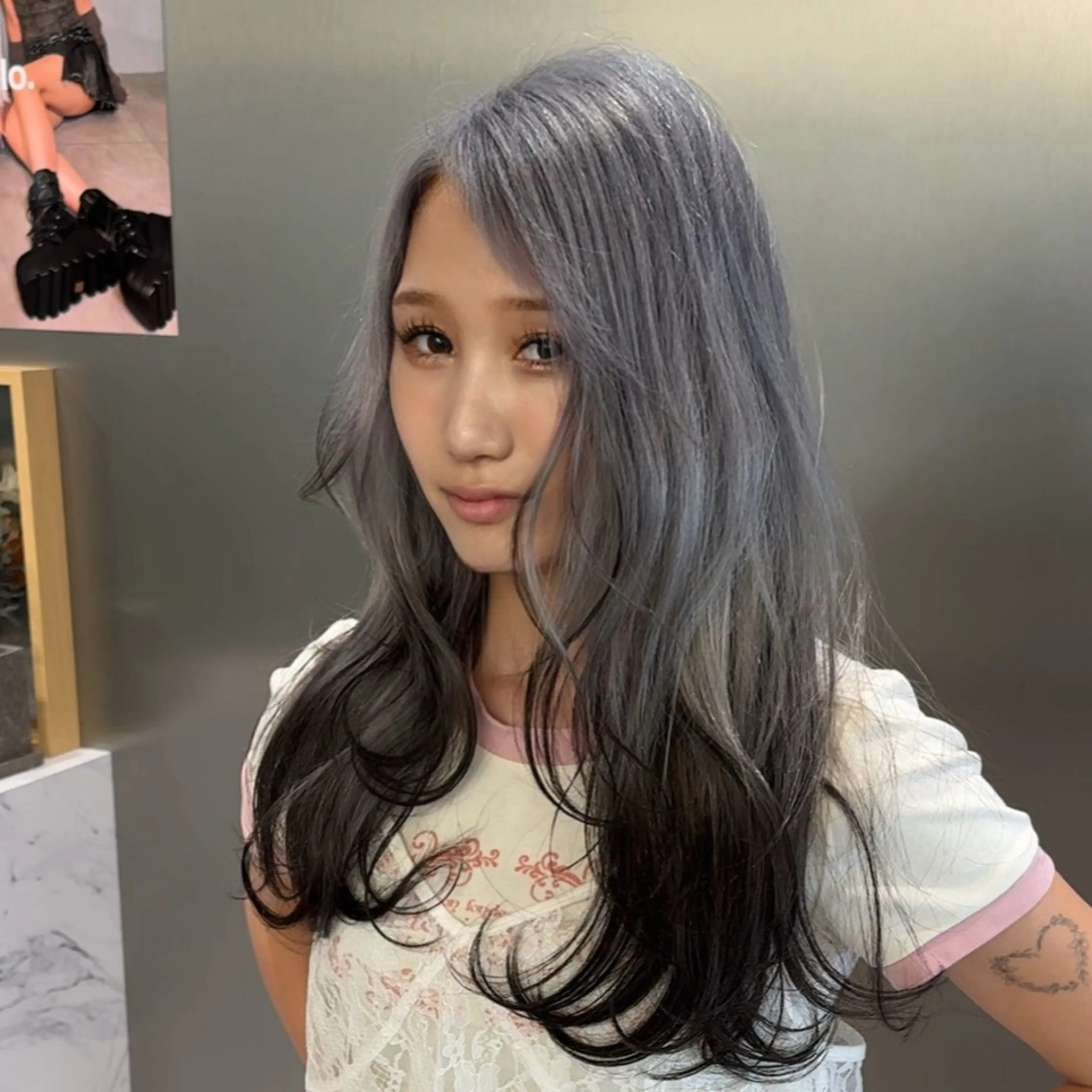 ロング カラー ヘアカラー ハイトーン/デザイン カラー／悠斗のヘアスタイル