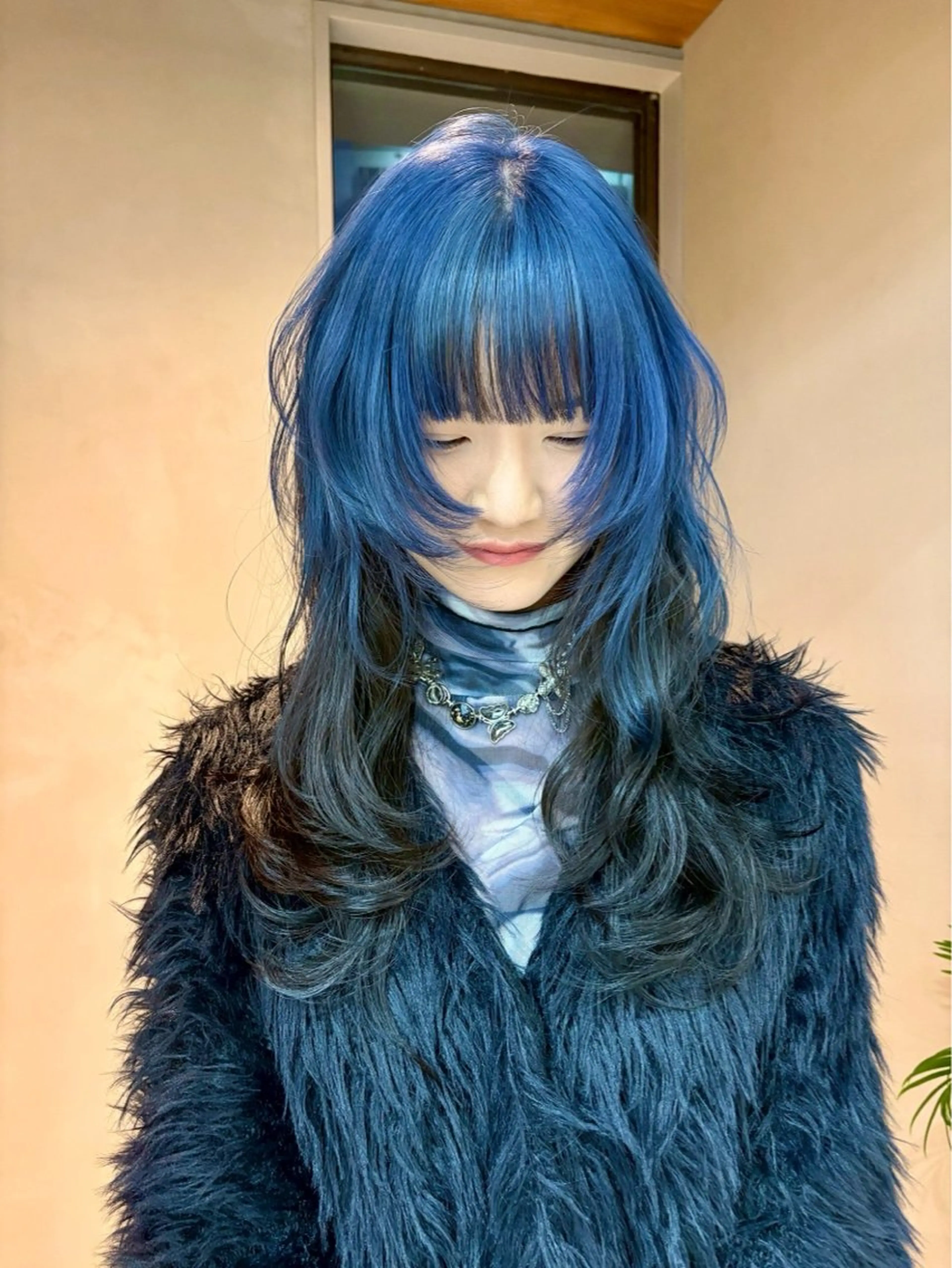 カラー バレイヤージュ ミストバング ブリーチ ケアブリーチ 透明感カラー ケアブリーチ ヒナミ名古屋／御器所のヘアスタイル