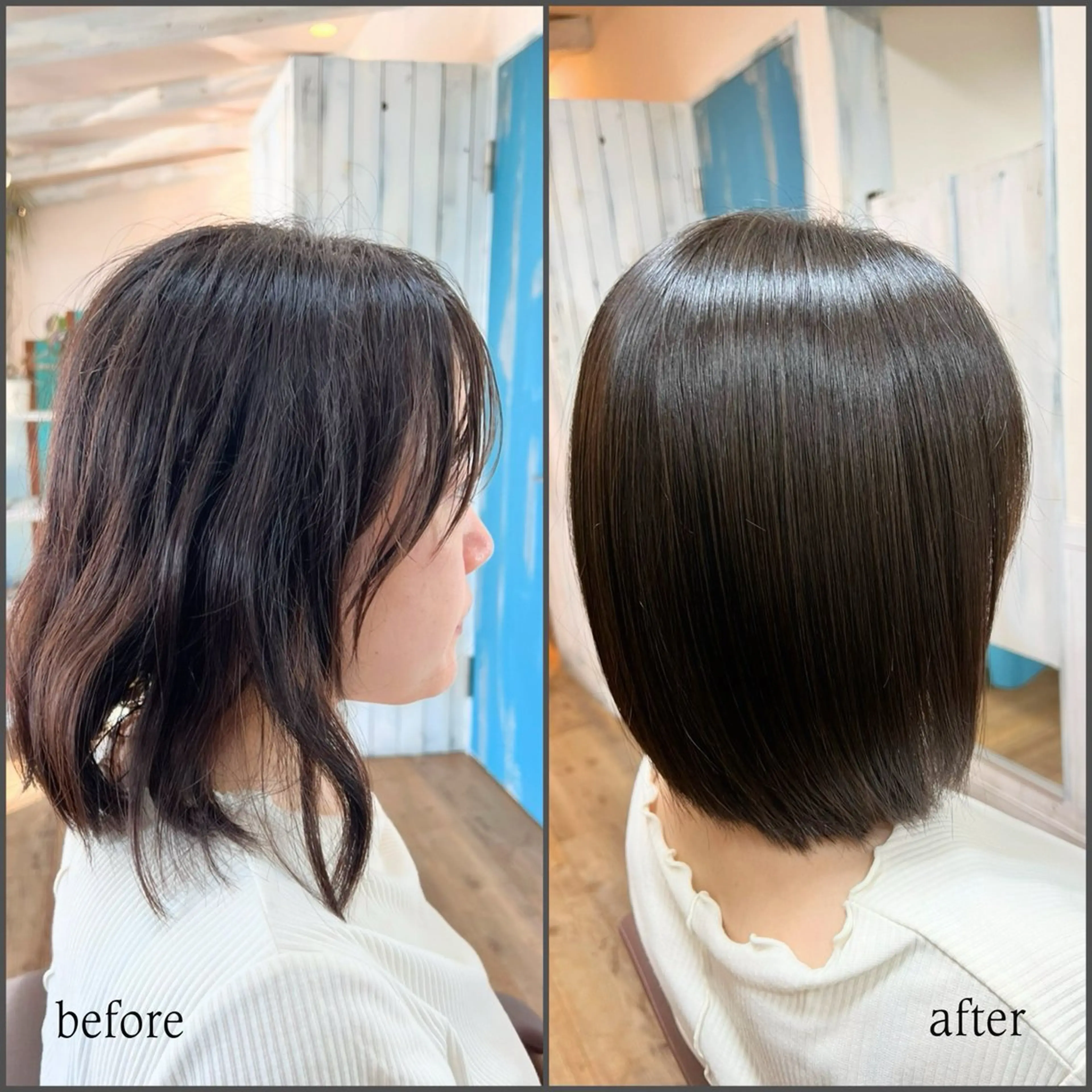 ミディアム 髪質改善 kokua hair design／大西のヘアスタイル