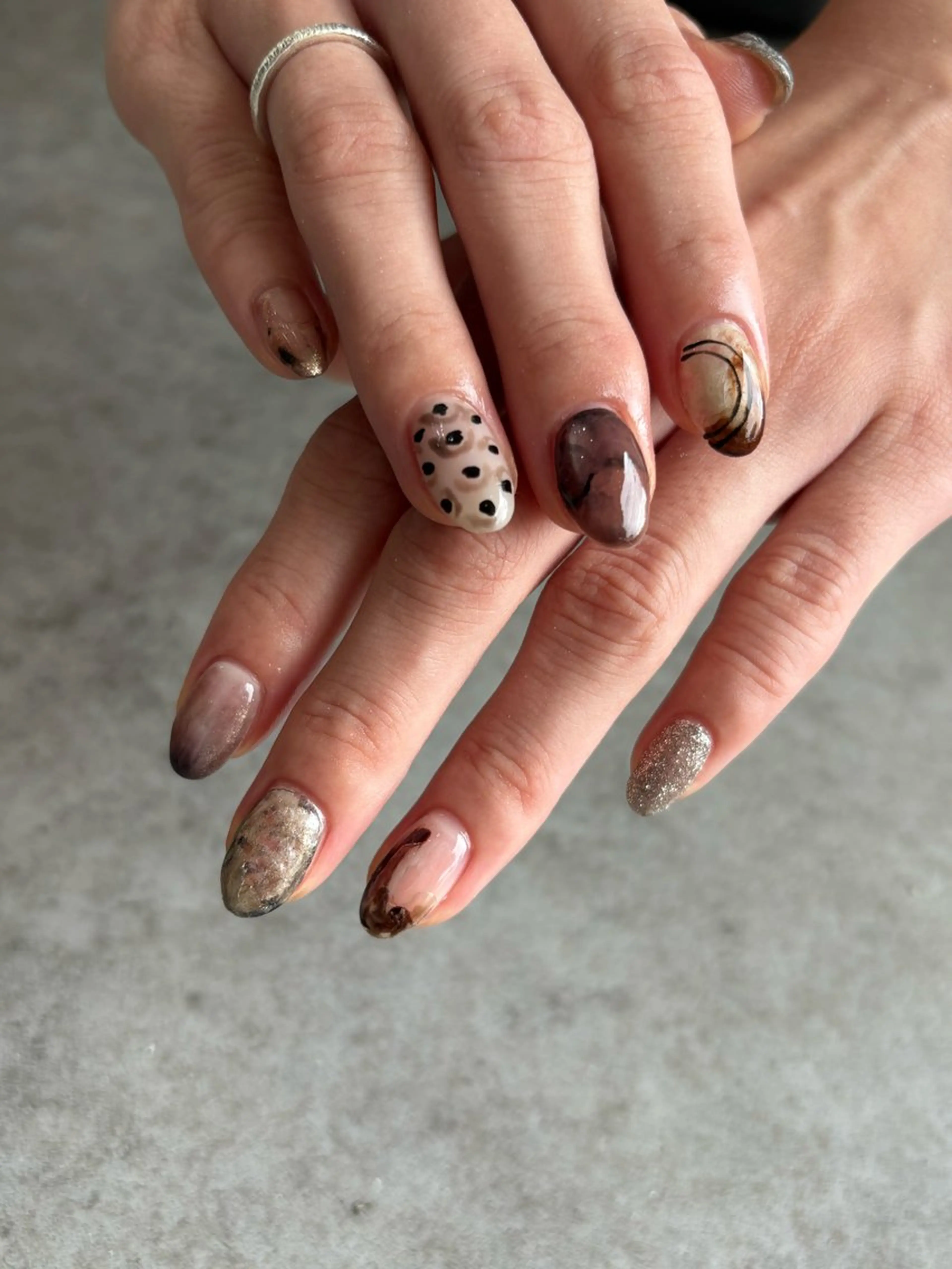 ネイル ニュアンスネイル 【 Lea's 】 kaedeのネイルデザイン