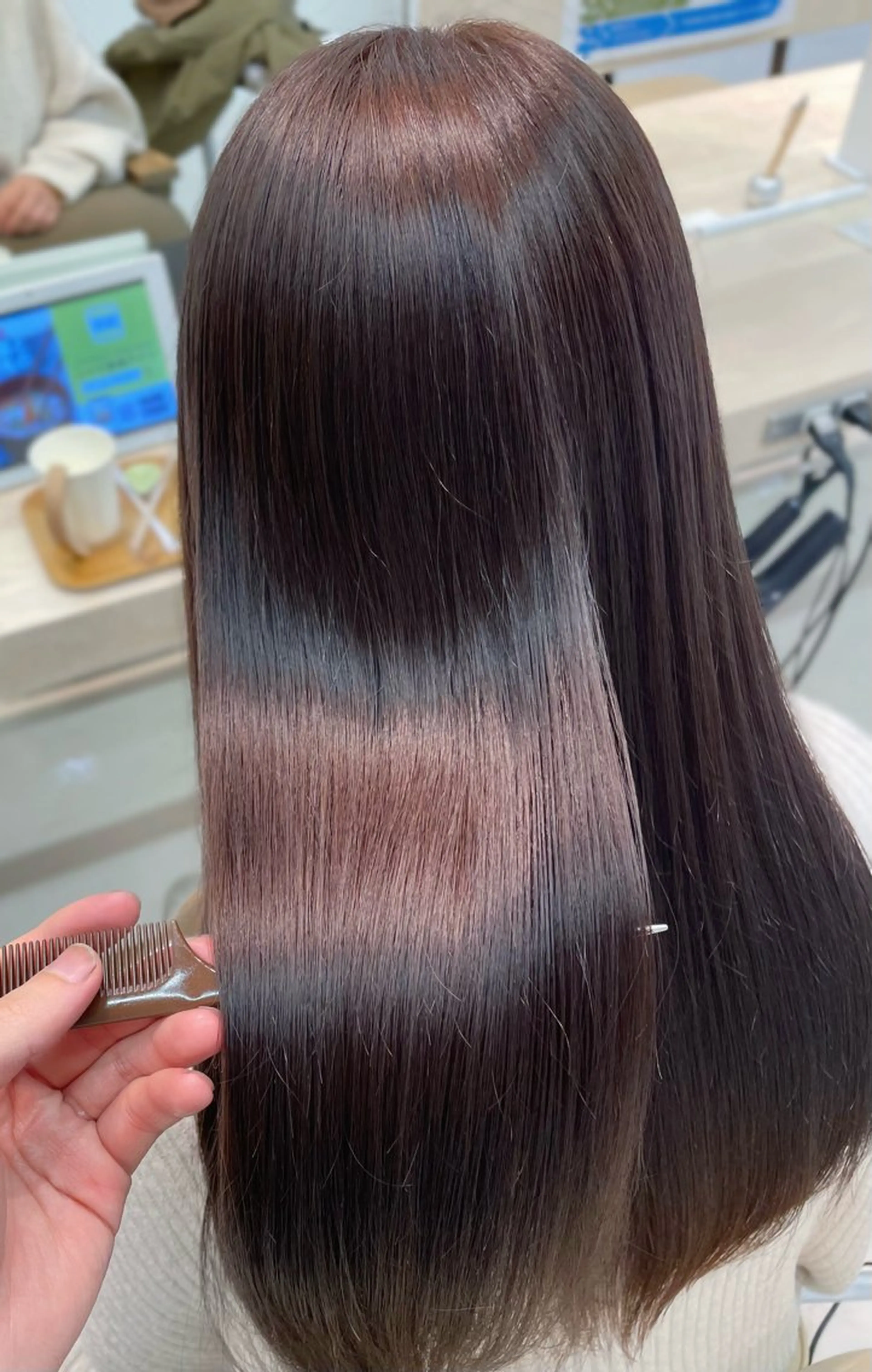 ロング カラー かずや🍀/髪質改善 /艶髪カラー/眉毛のヘアスタイル