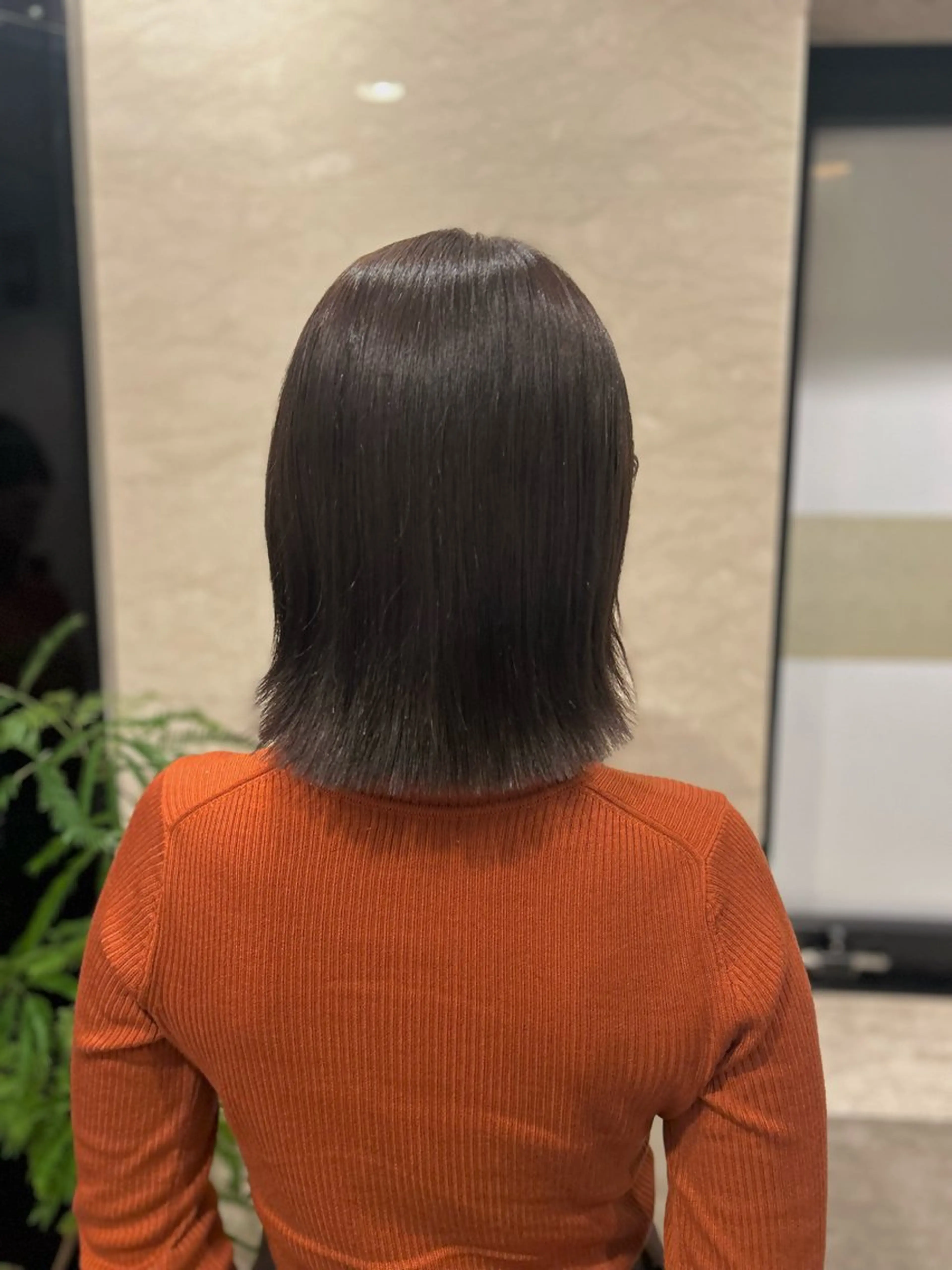 ミディアム カラー 日南乃/柔らか ブラウンカラーのヘアスタイル