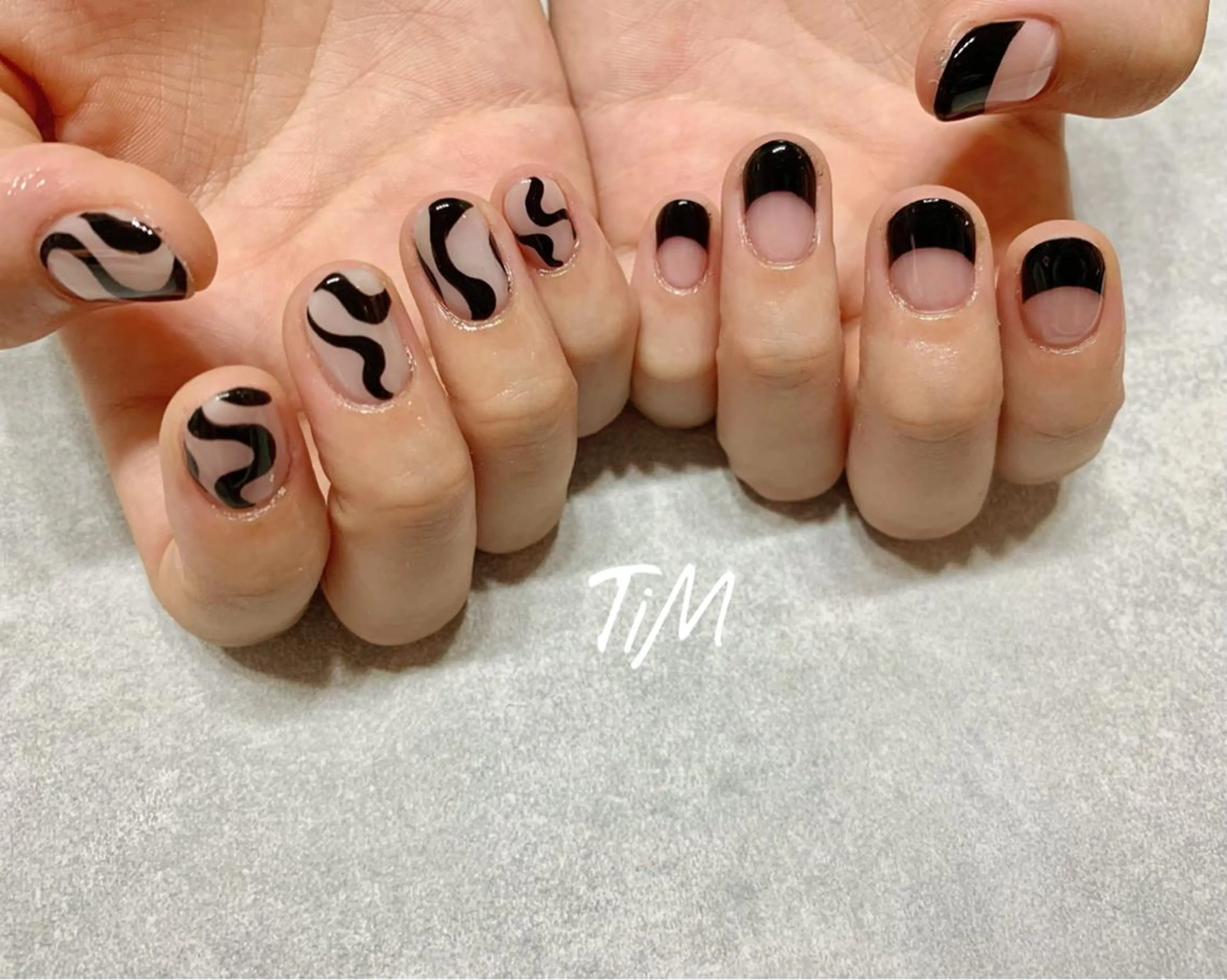 ショート ネイル アートネイル Beauty Studio TiM所属・TiM【ティム】 近鉄八尾店のマツエク・マツパデザイン