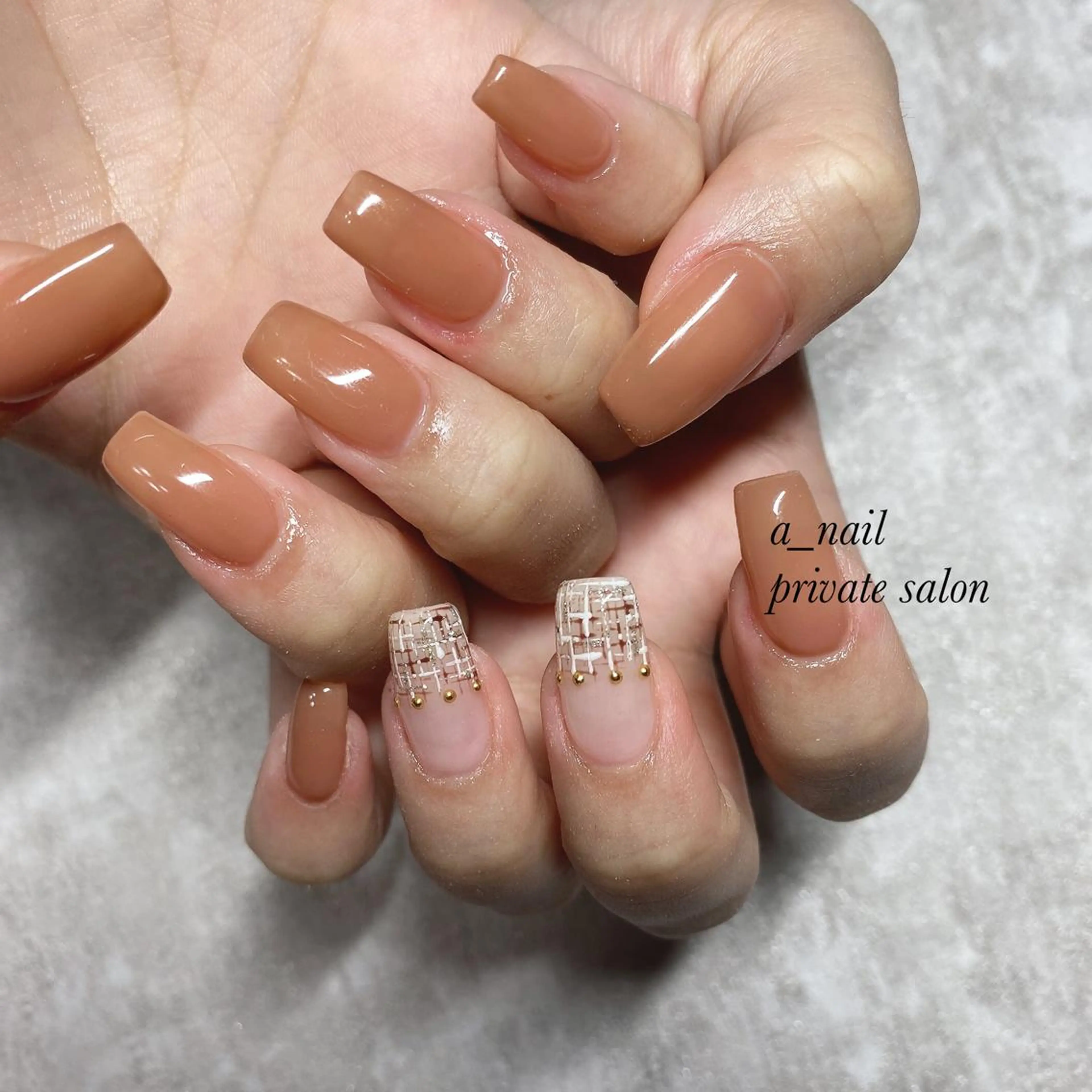 ネイル アニマル柄 フレンチネイル ジェルネイル 氷ネイル・うるうるネイル レース 菅 恵奈のネイルデザイン