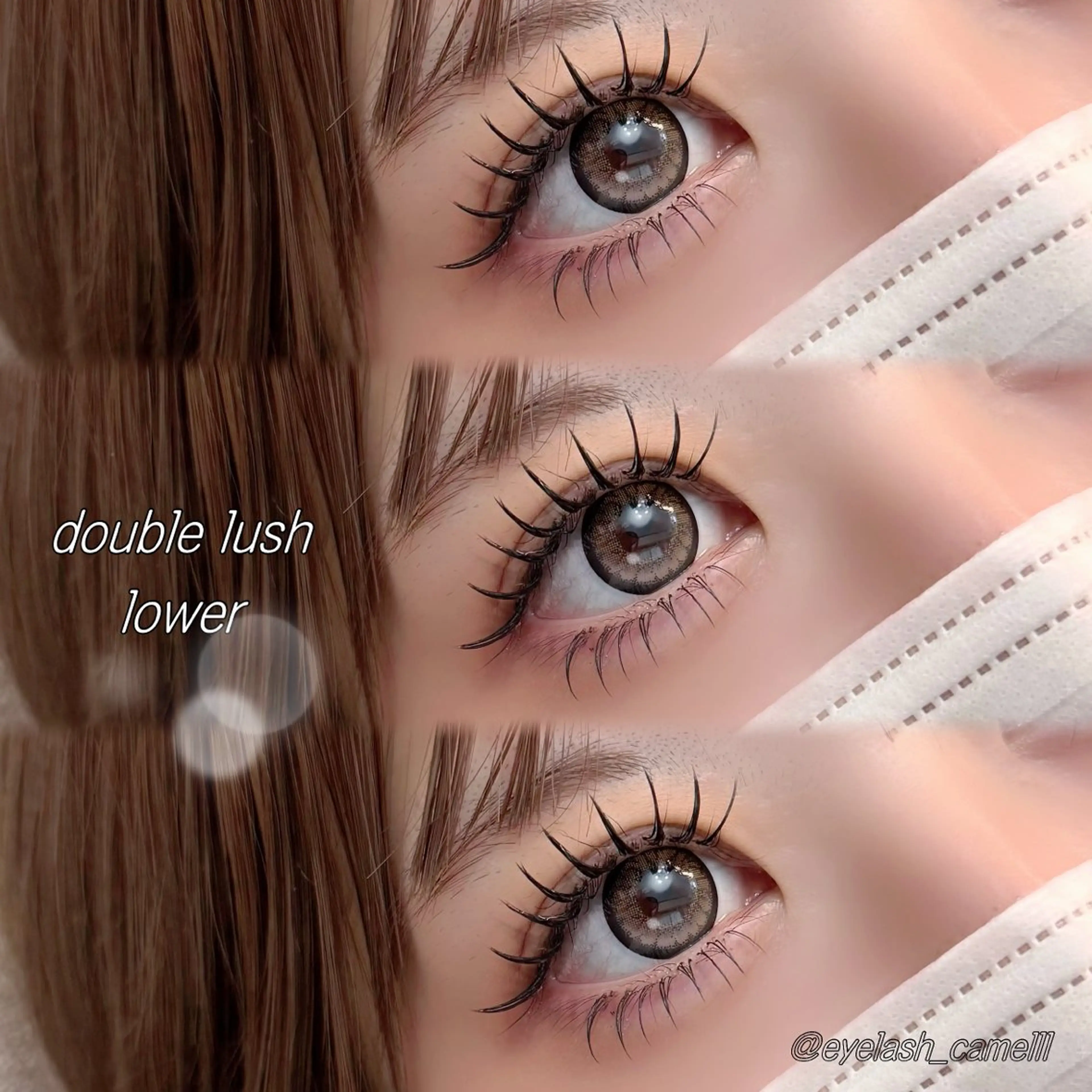 マツエク・マツパ マツエク 【那覇/束感まつ毛】 ｷｬﾒﾙのマツエク・マツパデザイン