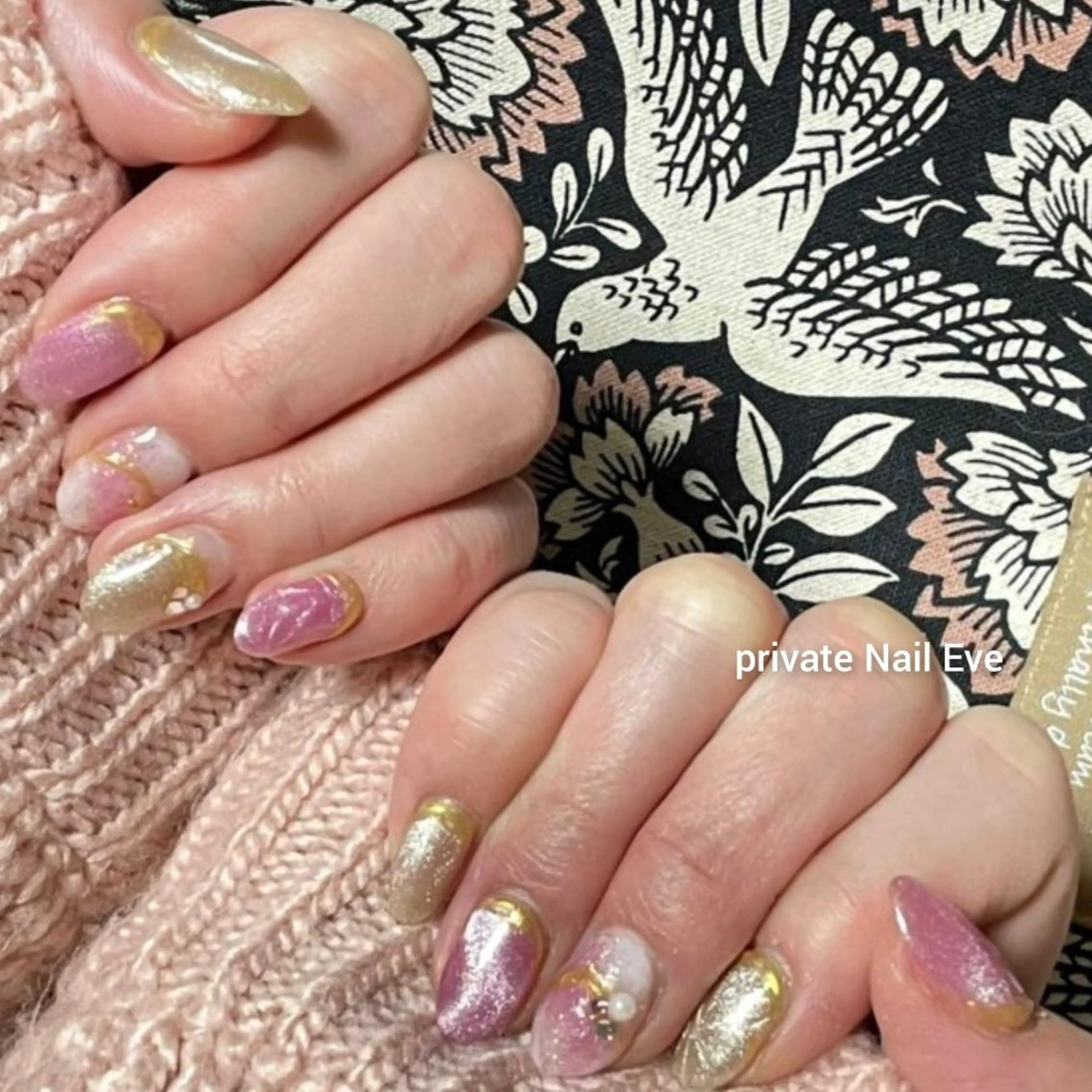 ネイル マグネットネイル ニュアンスネイル ハンドネイル ネイル junkoのネイルデザイン