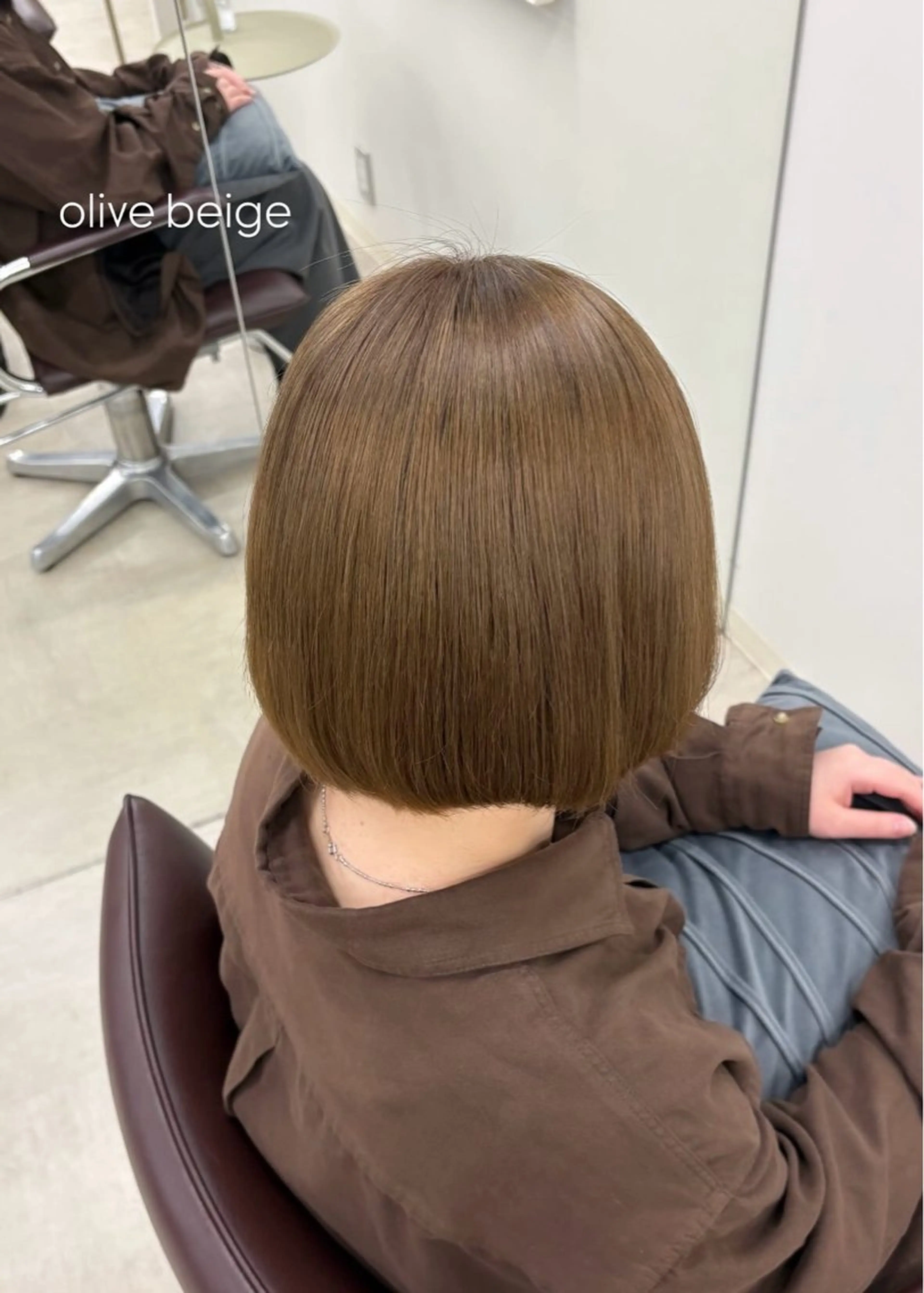 ショート ボブ ヘアカラー トリートメント 🦋レイヤー職人 猪瀬玲奈🦋のヘアスタイル