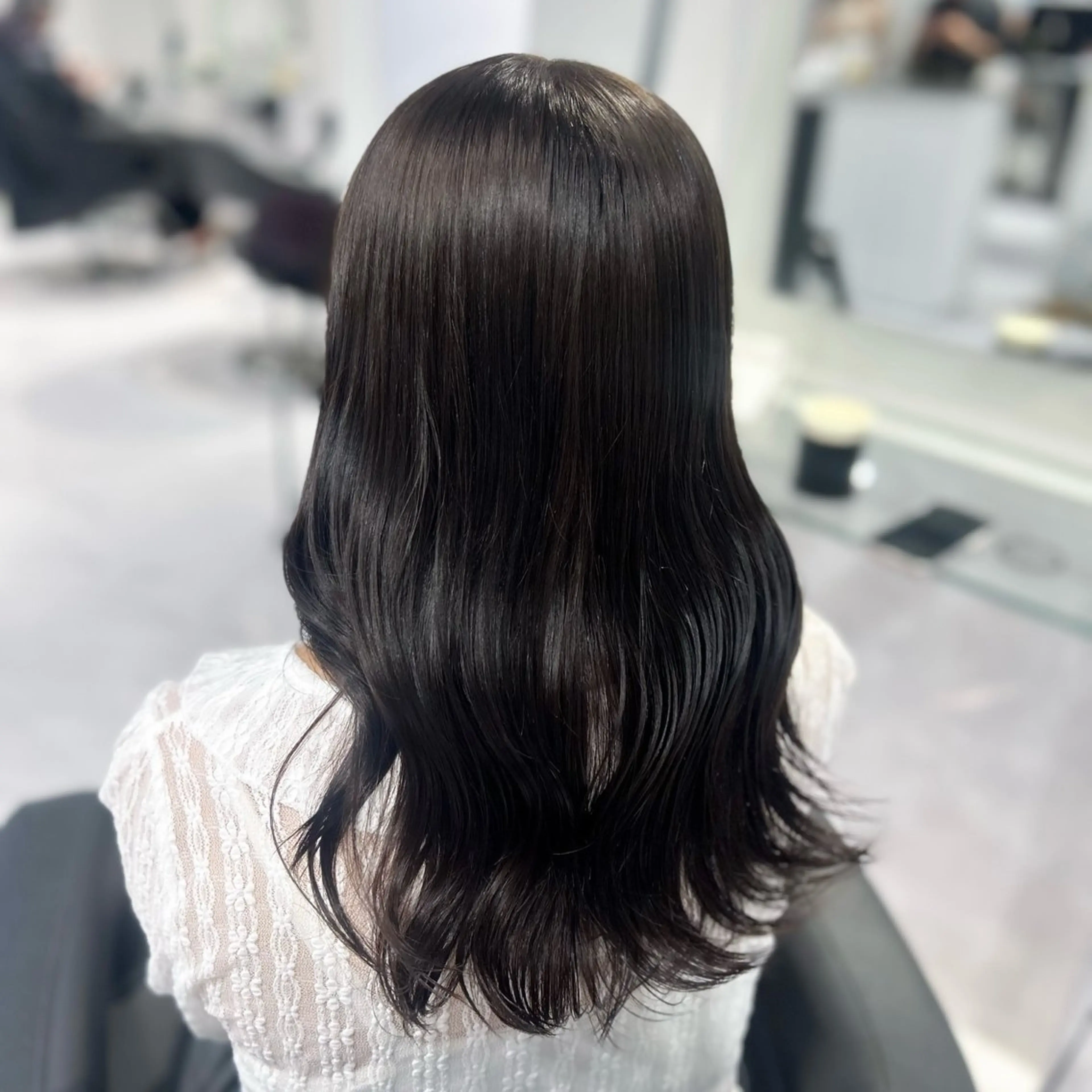 ロング カラー カット ヘアカラー トリートメント 表参道/透明感カラー /暗髪/ジュキヤのヘアスタイル