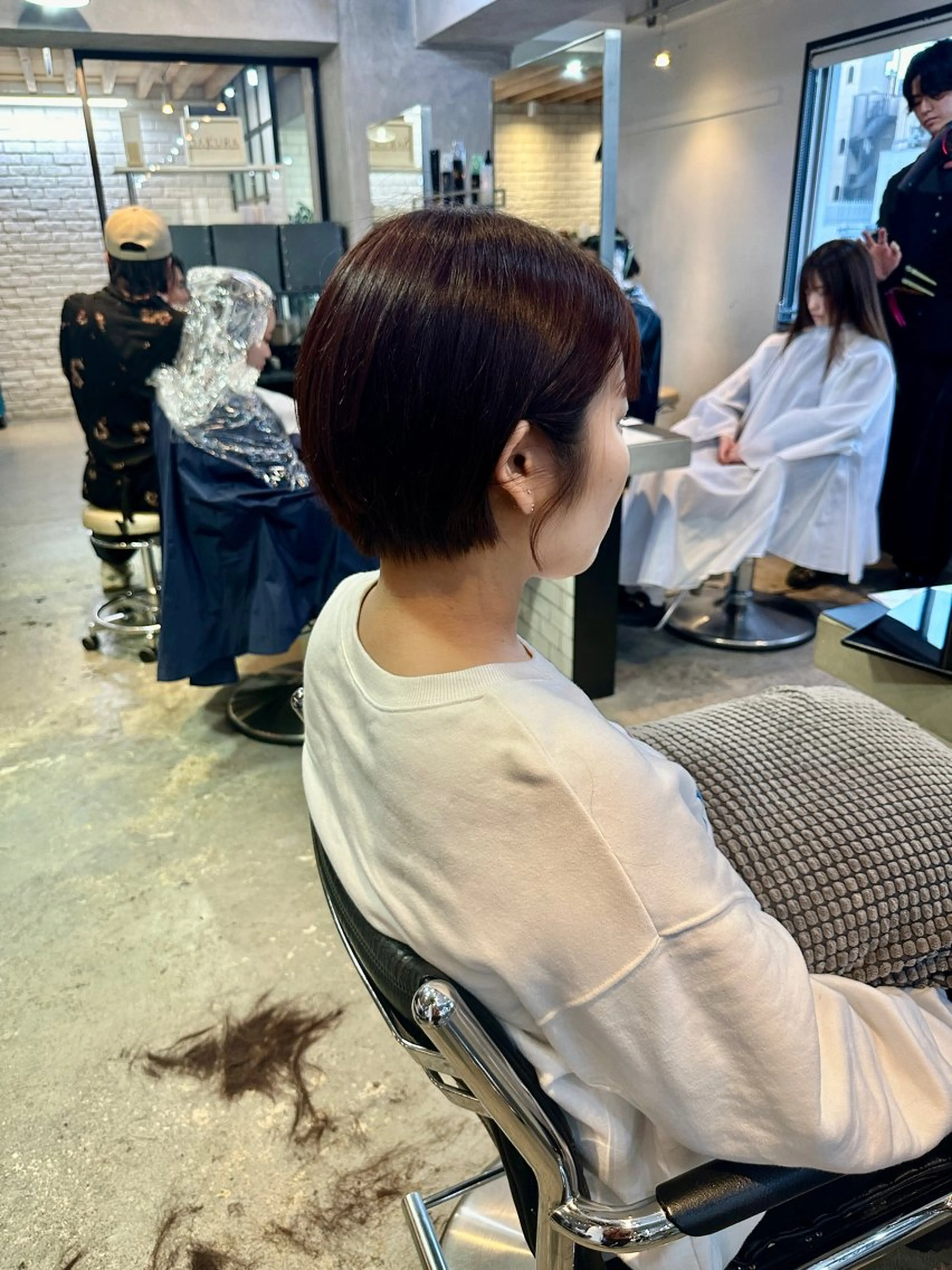 ショート カラー ヘアアレンジ ショートヘア stylist/蛯谷 珠里のヘアスタイル