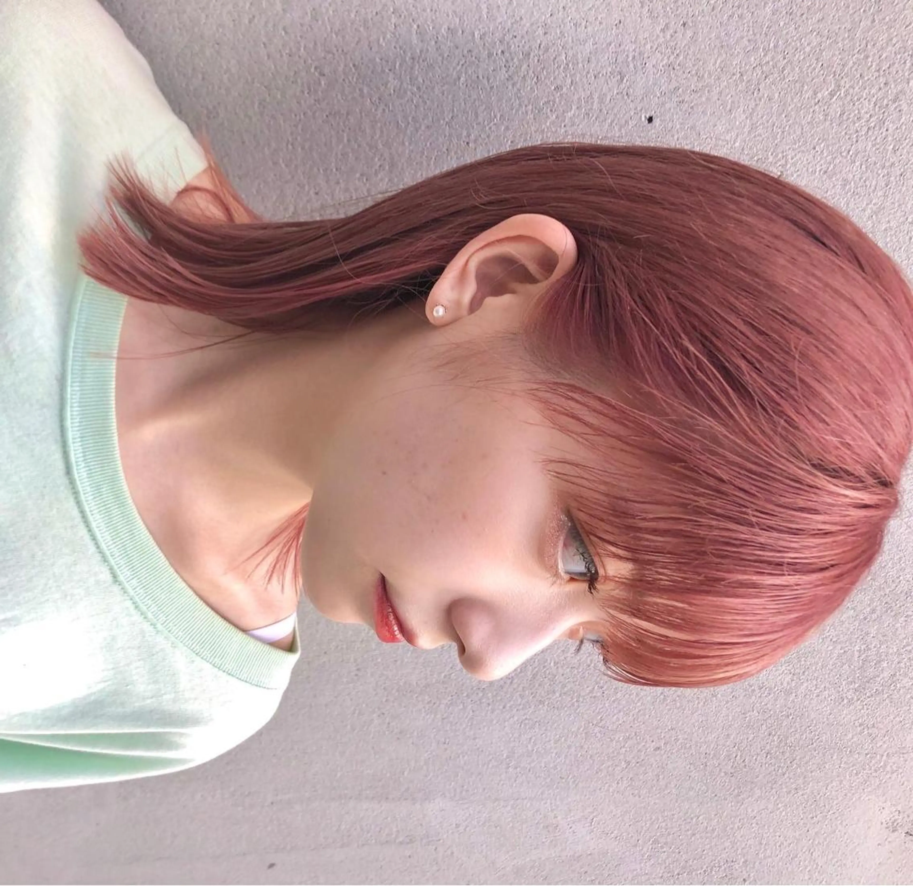 カラー ピンクカラー Maki マキのヘアスタイル