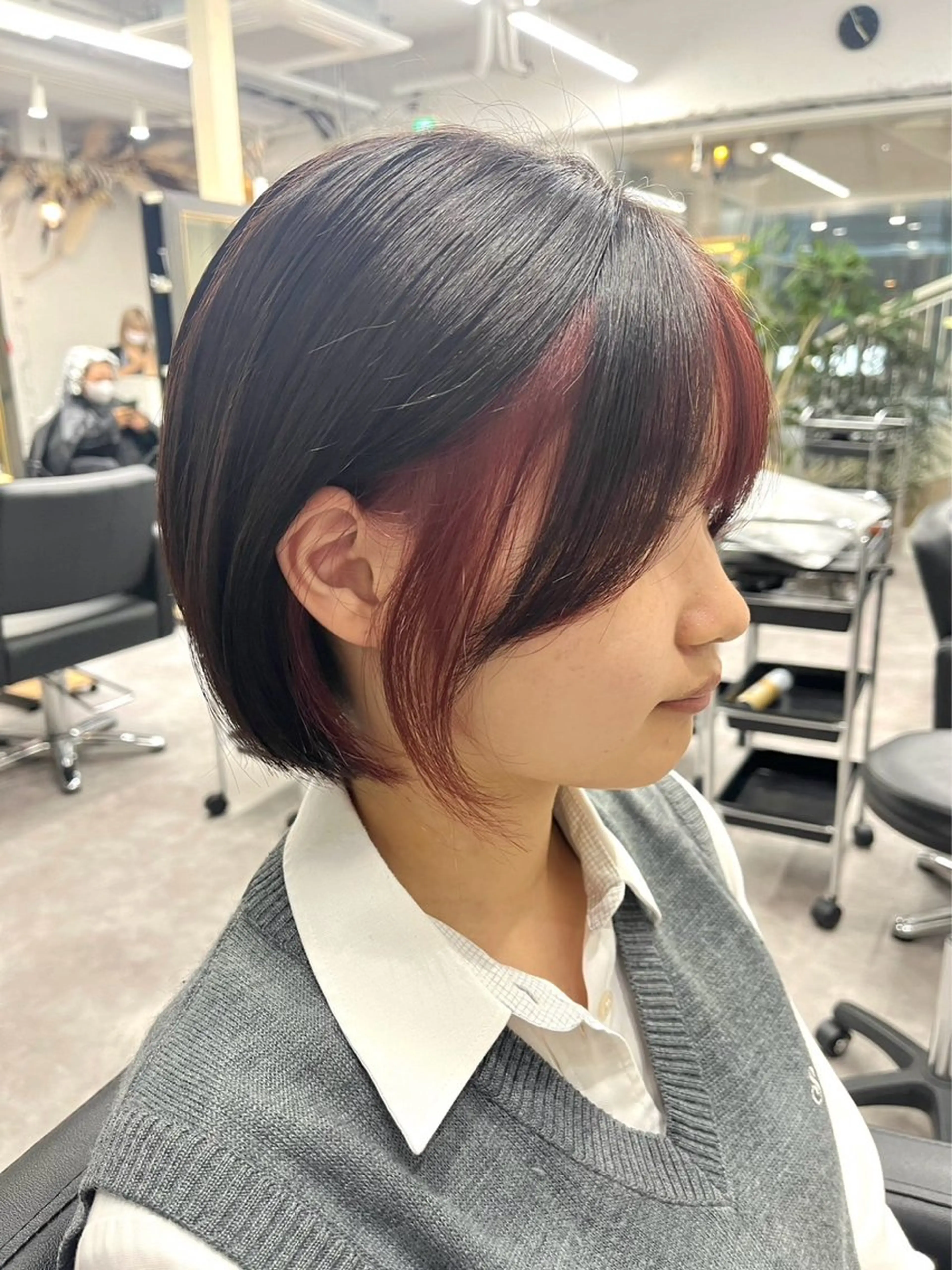 ショート ハイトーン/ダブル カラー/akihoのヘアスタイル