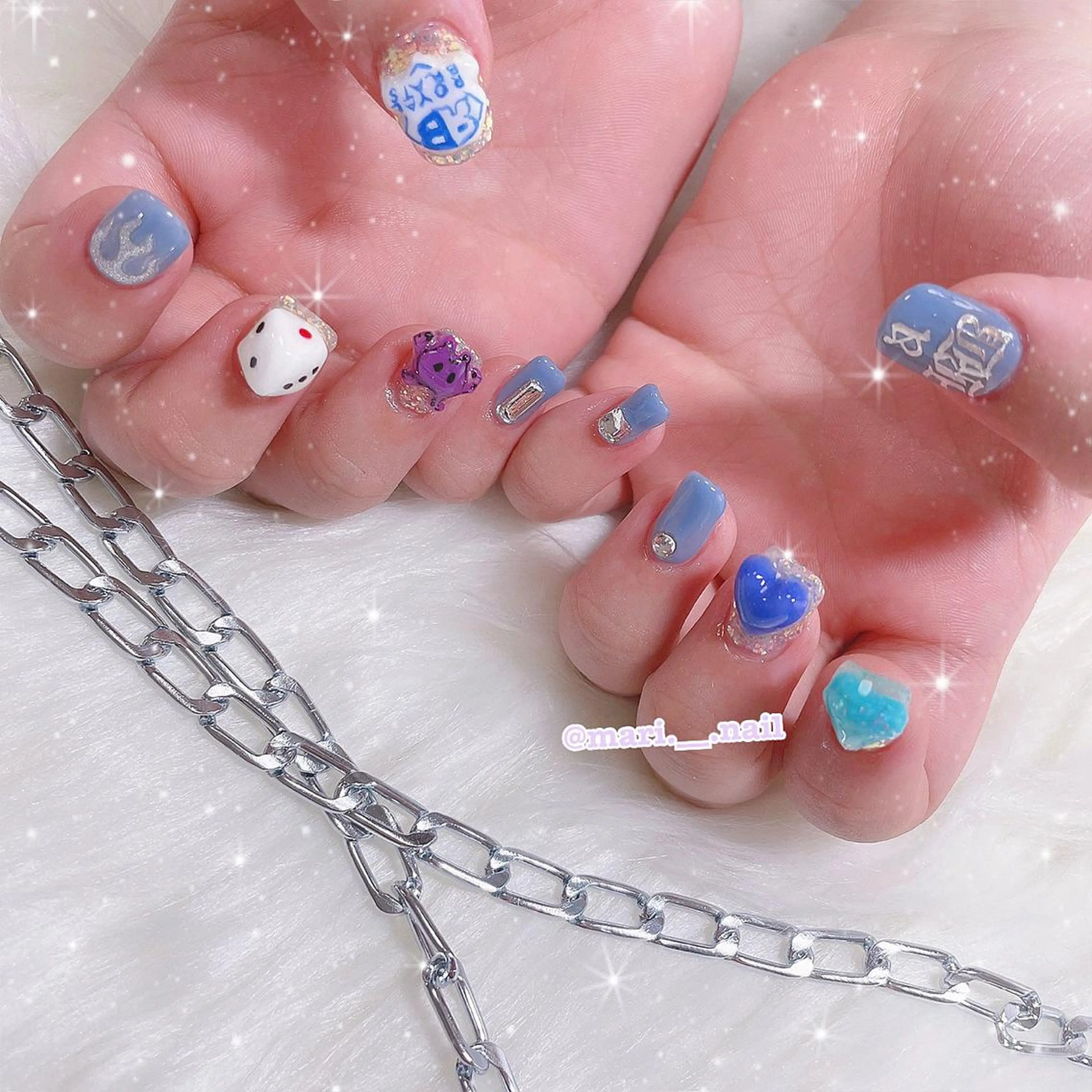 ネイル 🎀 Mayu 🎀痛ネイルのネイルデザイン