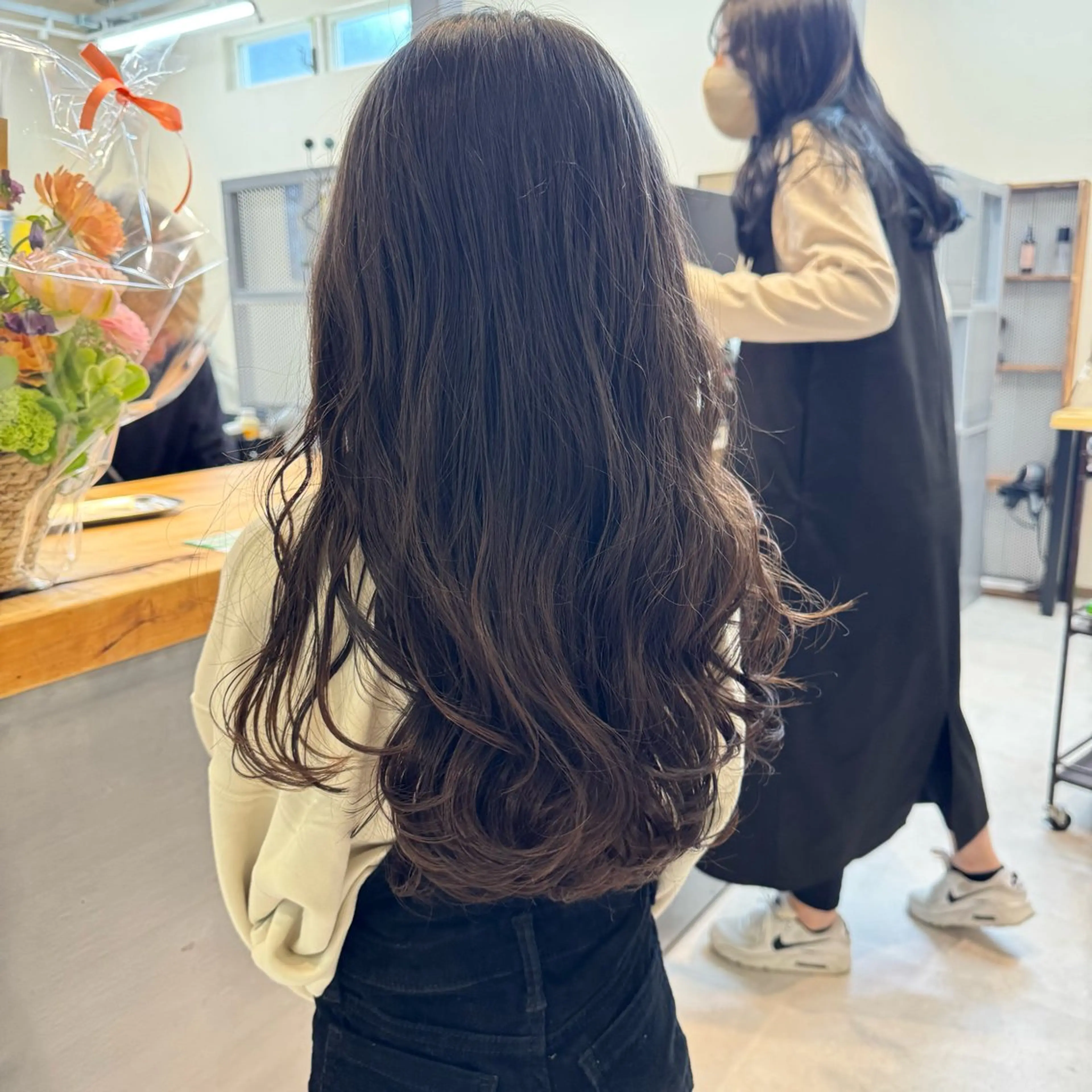 ロング パーマ キッズ 梅本 淑人のヘアスタイル
