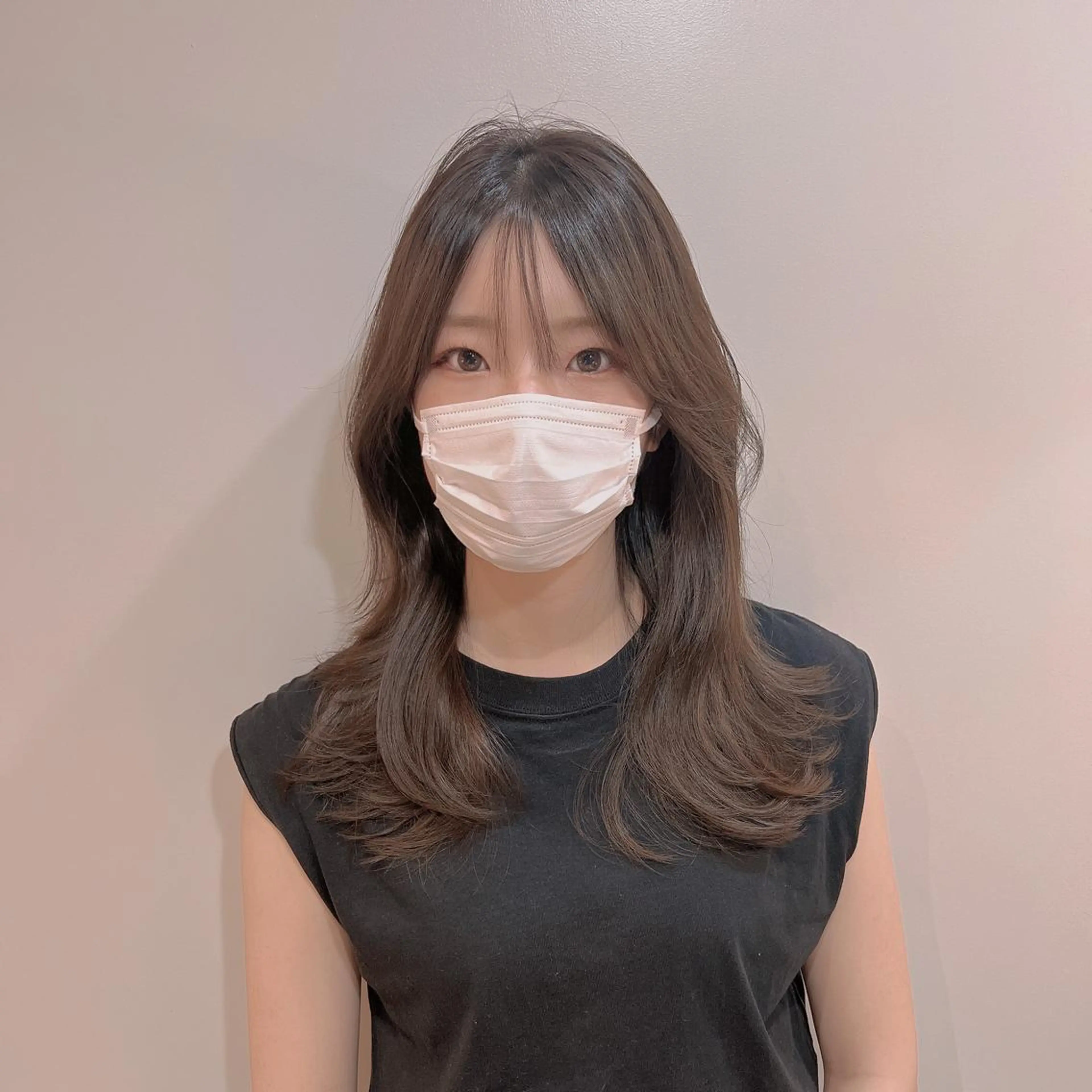 セミロング カット ヘアカラー トリートメント La paix所属・パーソナルカラー lapiax阿部のヘアスタイル