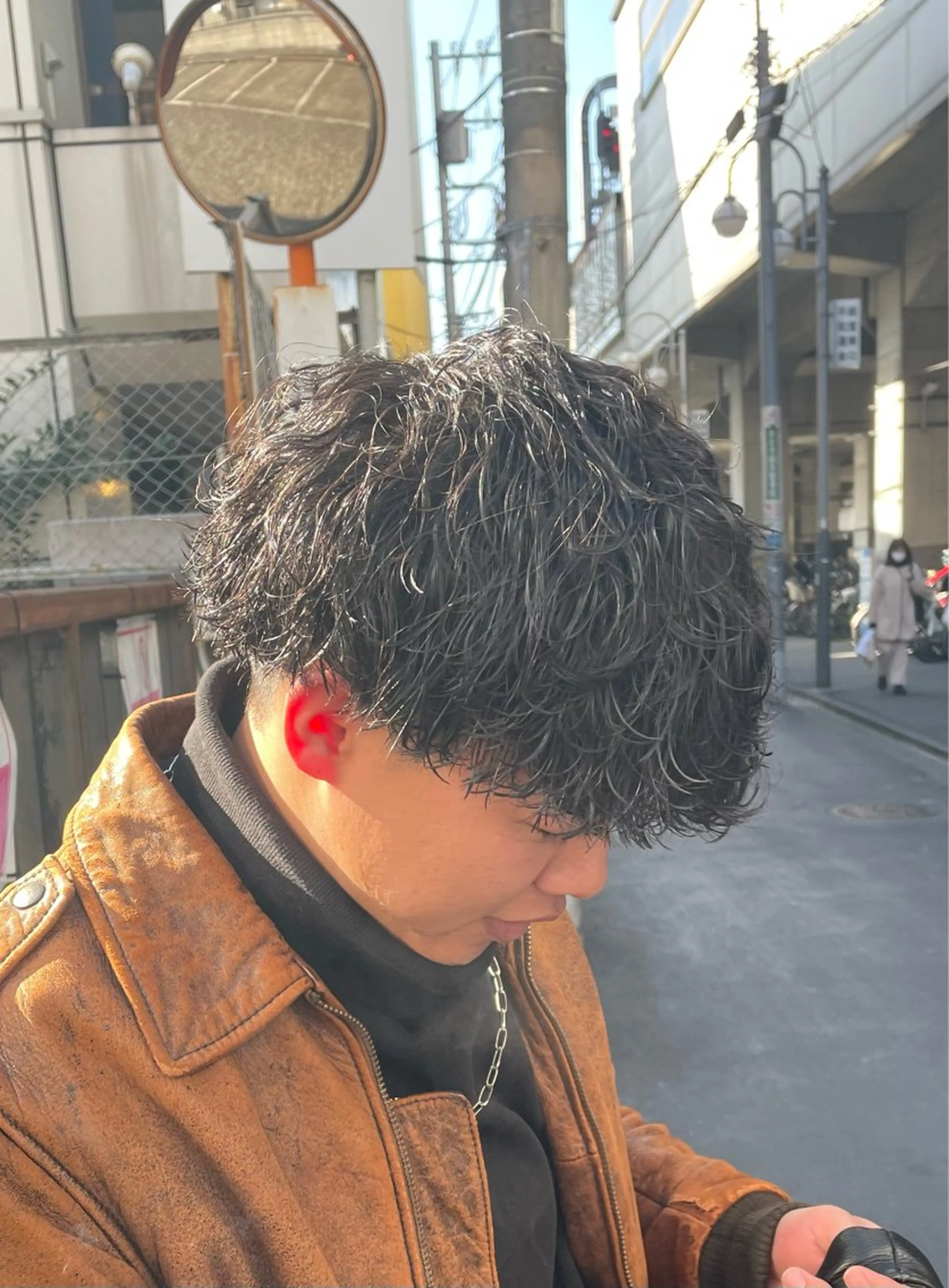 ショート パーマ SHUN メンズパーマのヘアスタイル