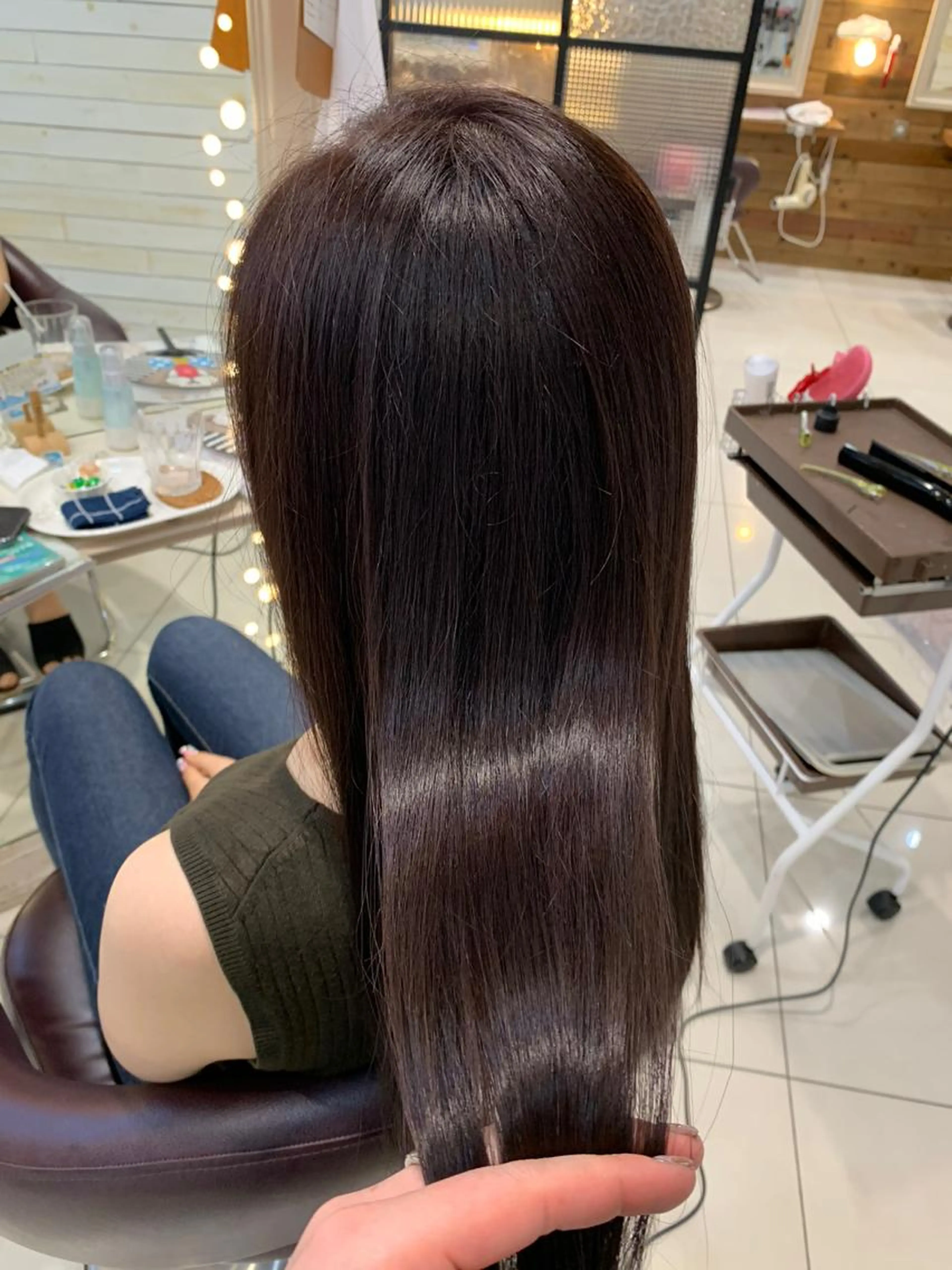 🎀人気No.3メニュー🎀ワンカラー＋フローディア4stepトリートメント💗の写真