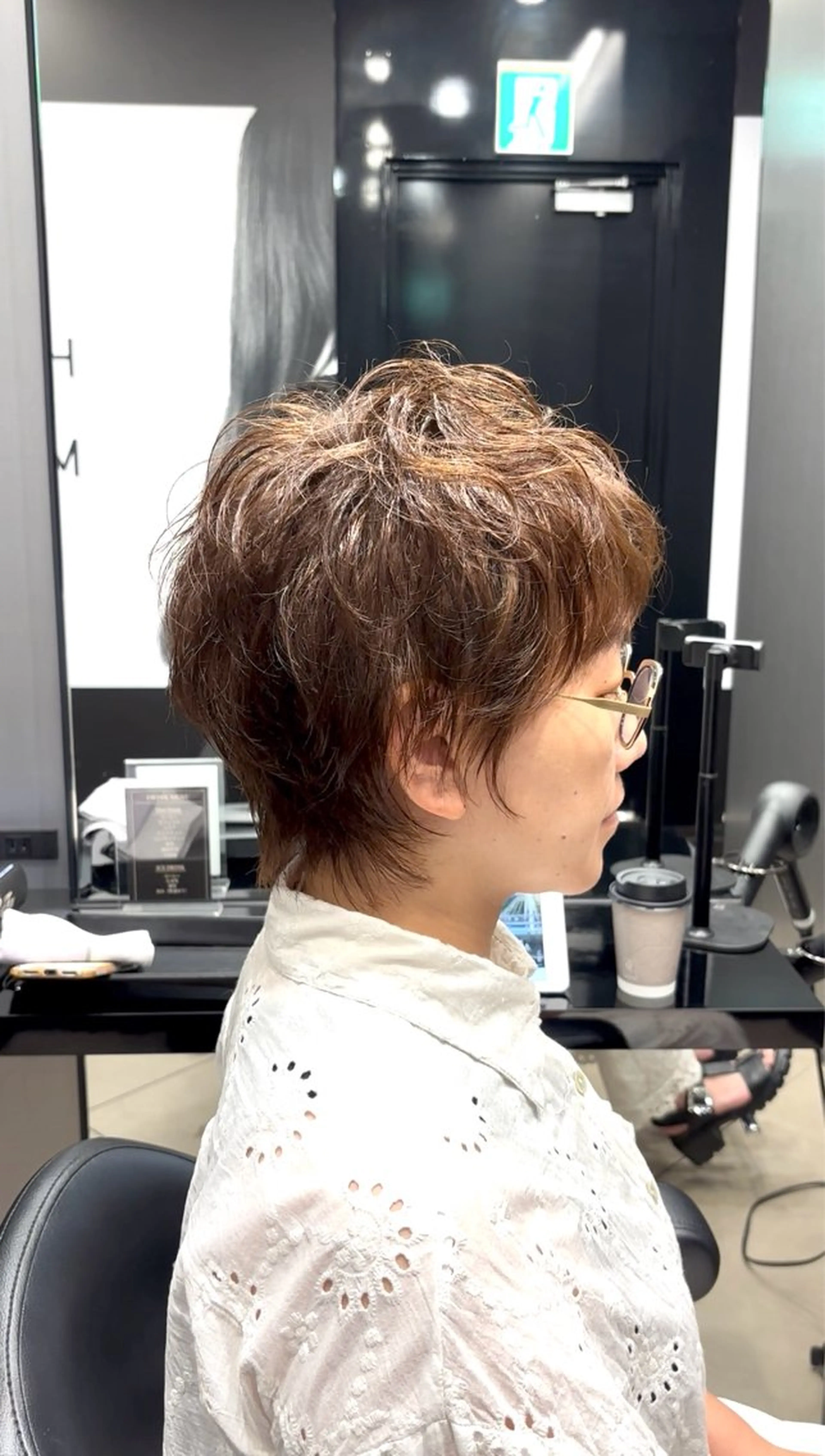 ショート ベリーショート くせ毛 ショートヘア カット ヘアカラー HARUKI  MINATO Japan広島紙屋町店所属・hmj紙屋町店 脊戸智志のエステ・リラクイメージ