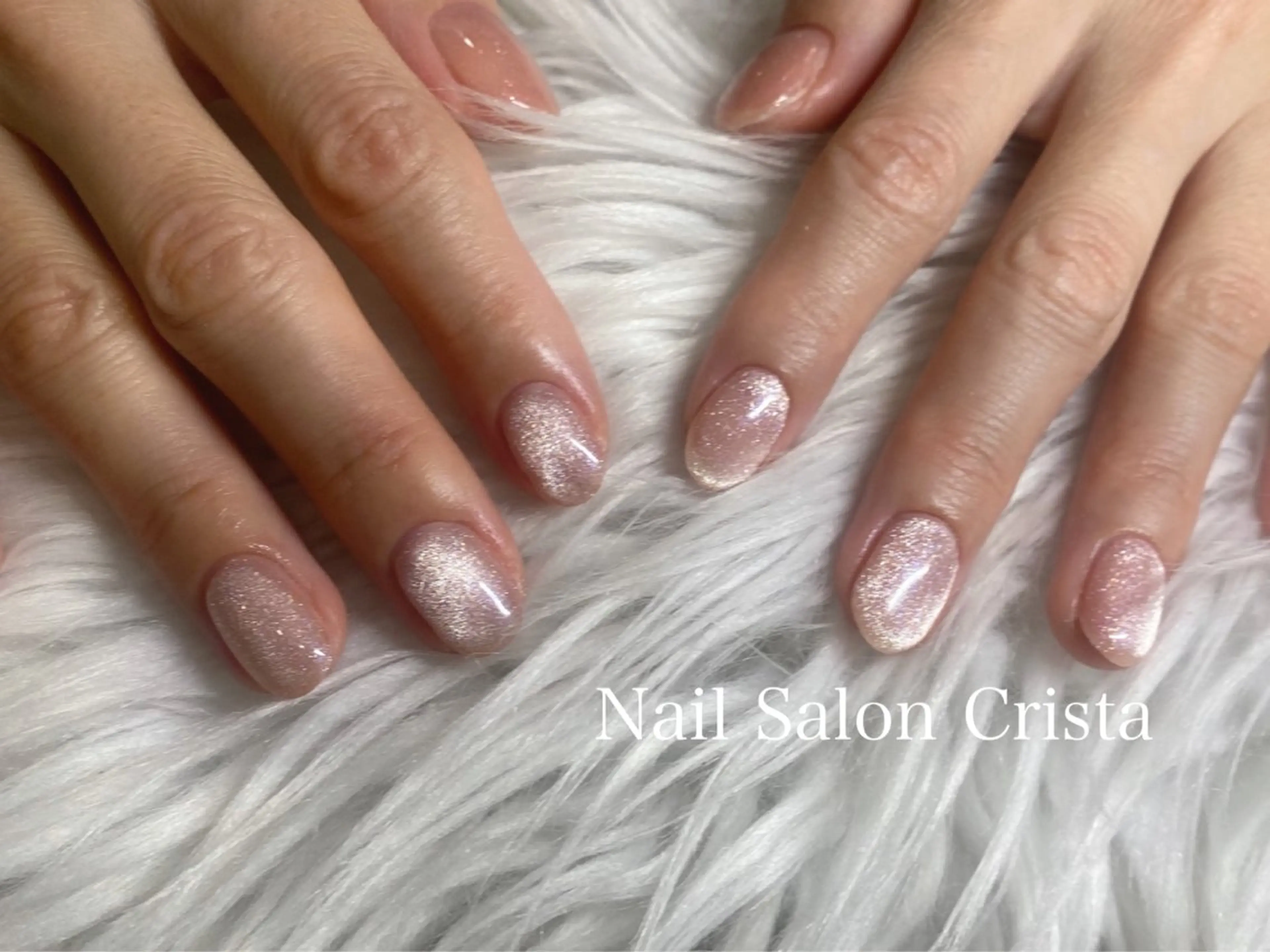 ネイル ジェルネイル パラジェル ピンク ハンドネイル CRISTA所属・CRISTA MOMOのネイルデザイン