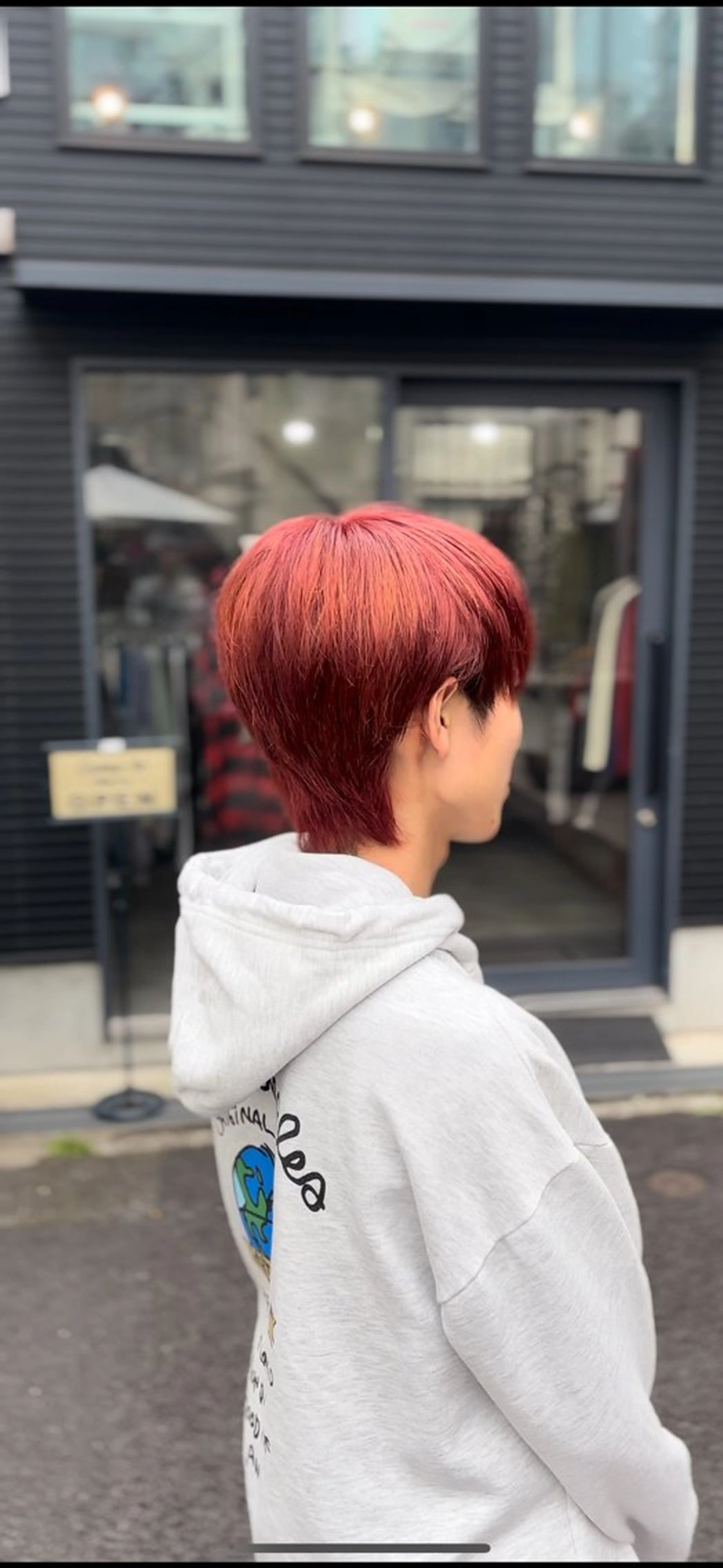 カラー メンズ SHO 👻原宿 /艶カラーのヘアスタイル