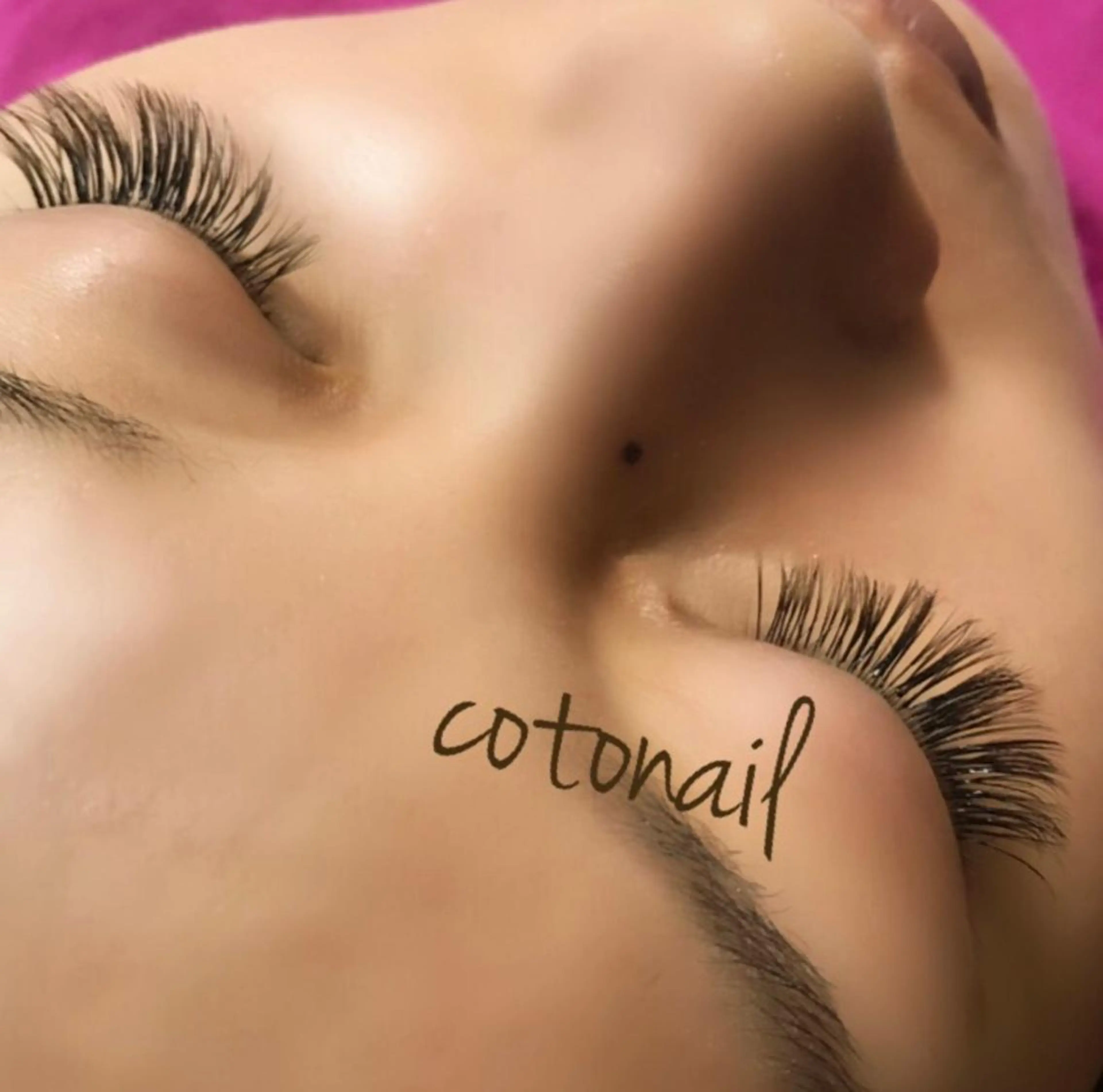 マツエク・マツパ Cカール ツメトマツゲ .のネイルデザイン