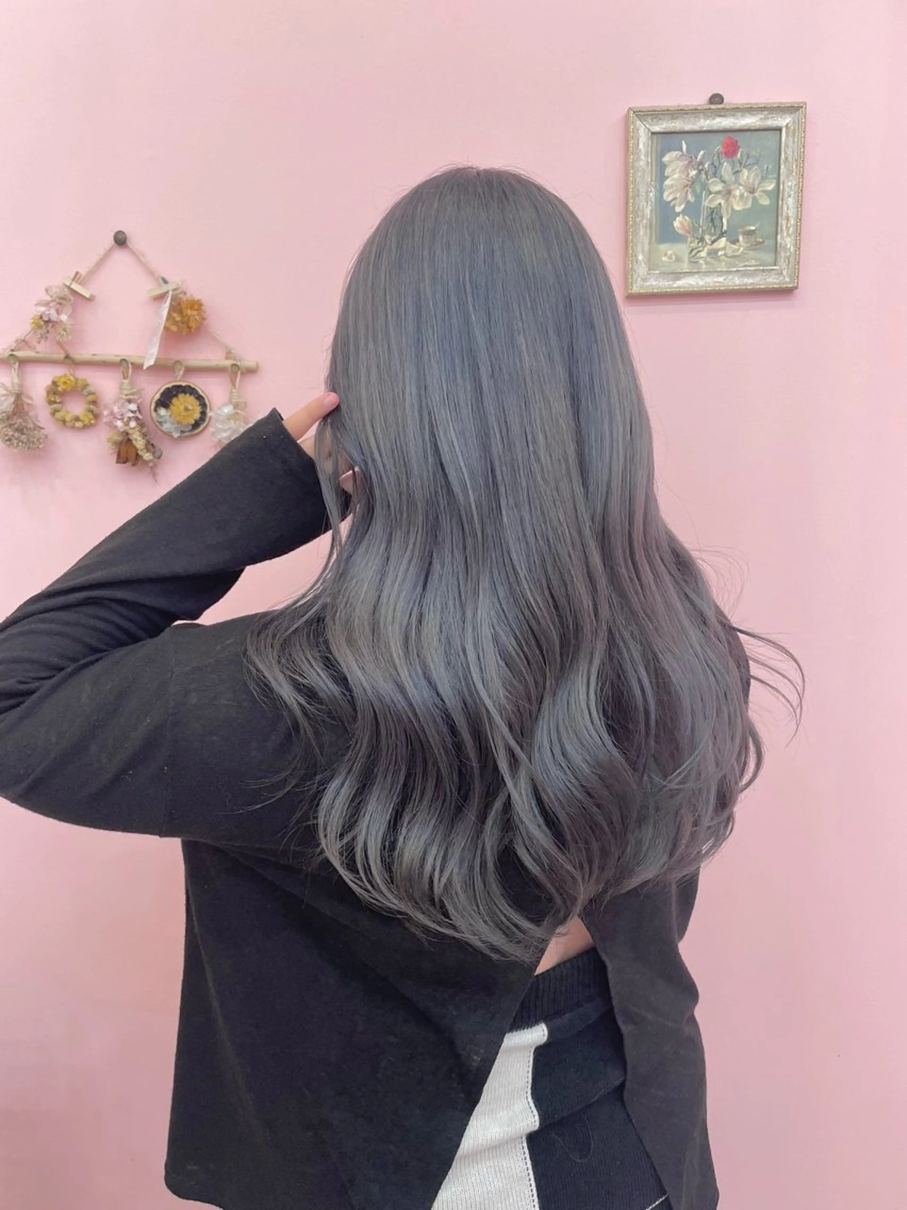 ロング カラー ヘアアレンジ 山本 史奈のヘアスタイル