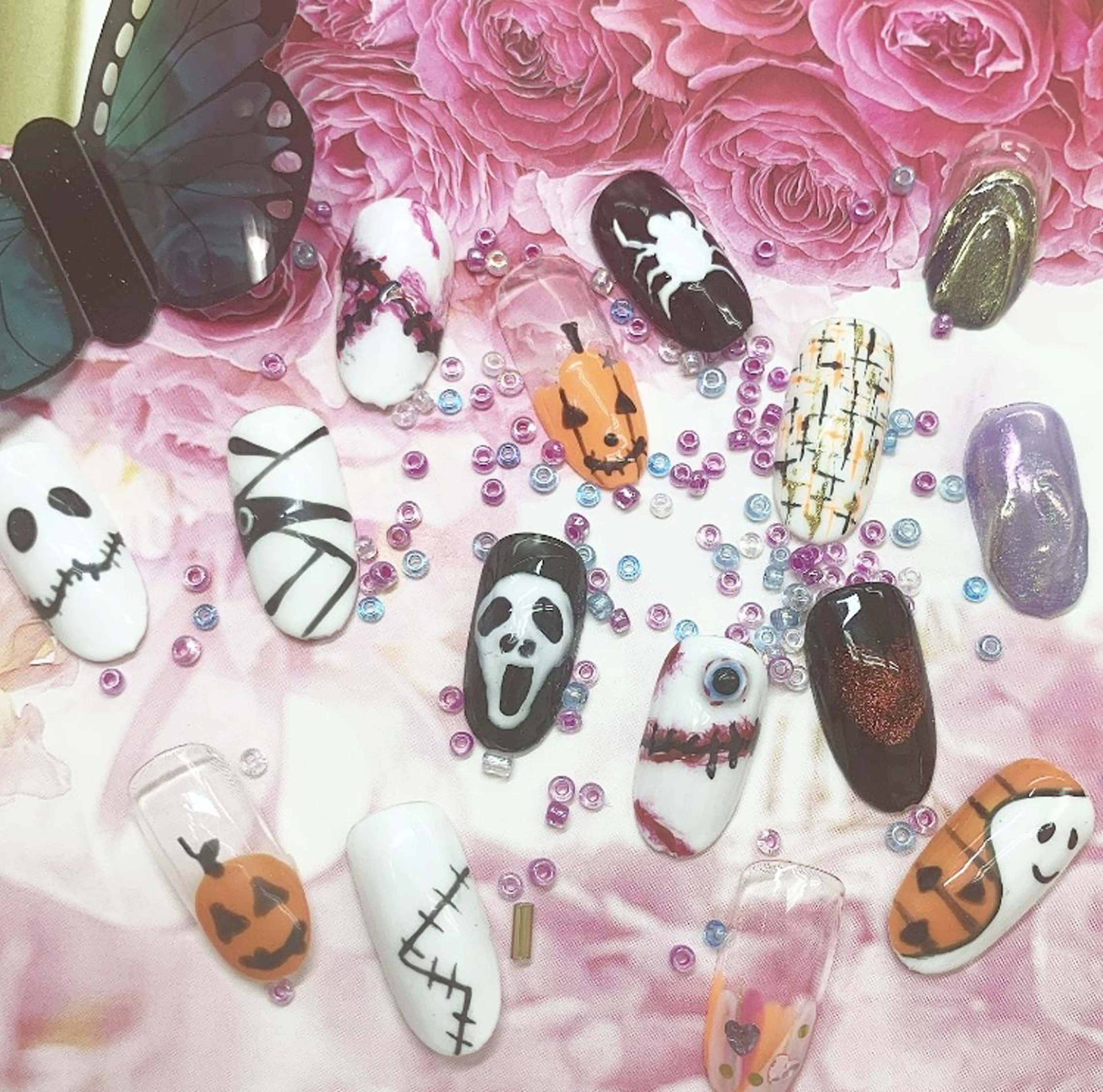 ネイル 🦋ネイルサロン ブラン🌈ゆりのネイルデザイン