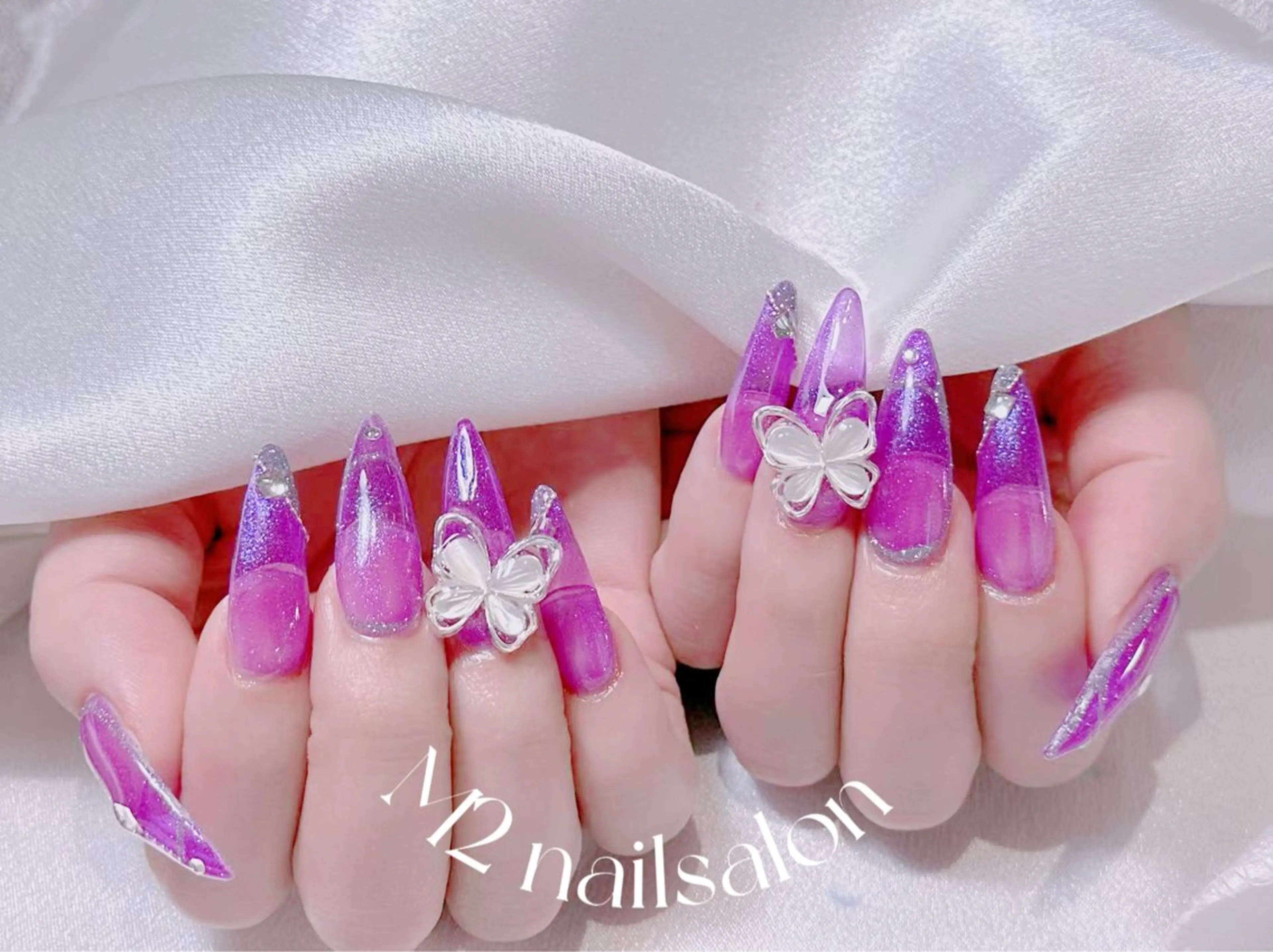 ネイル 長さだし専門店 M2　rikaのネイルデザイン