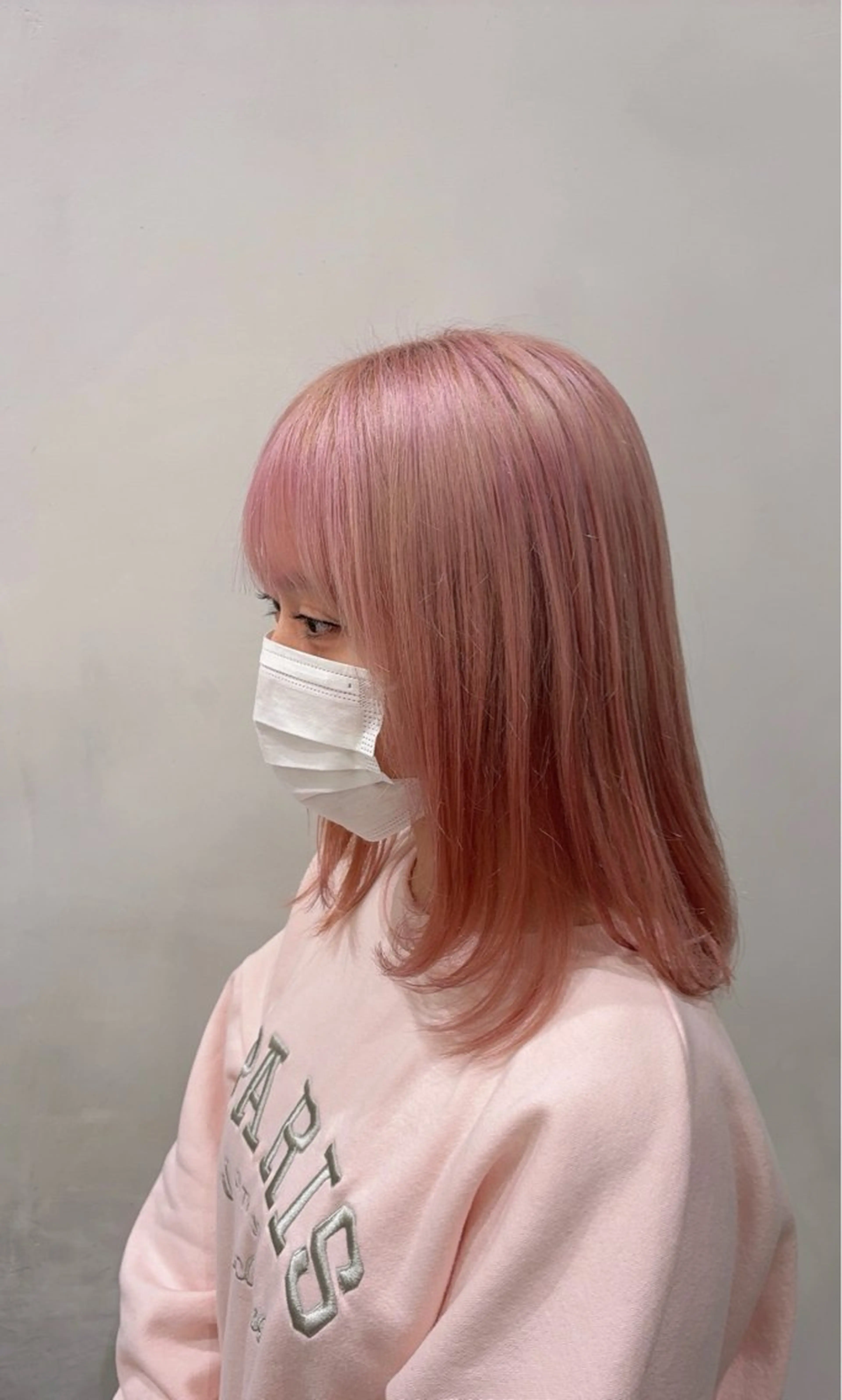 ミディアム ヘアカラー トリートメント ハイトーン/韓国ヘア sena🩵のヘアスタイル