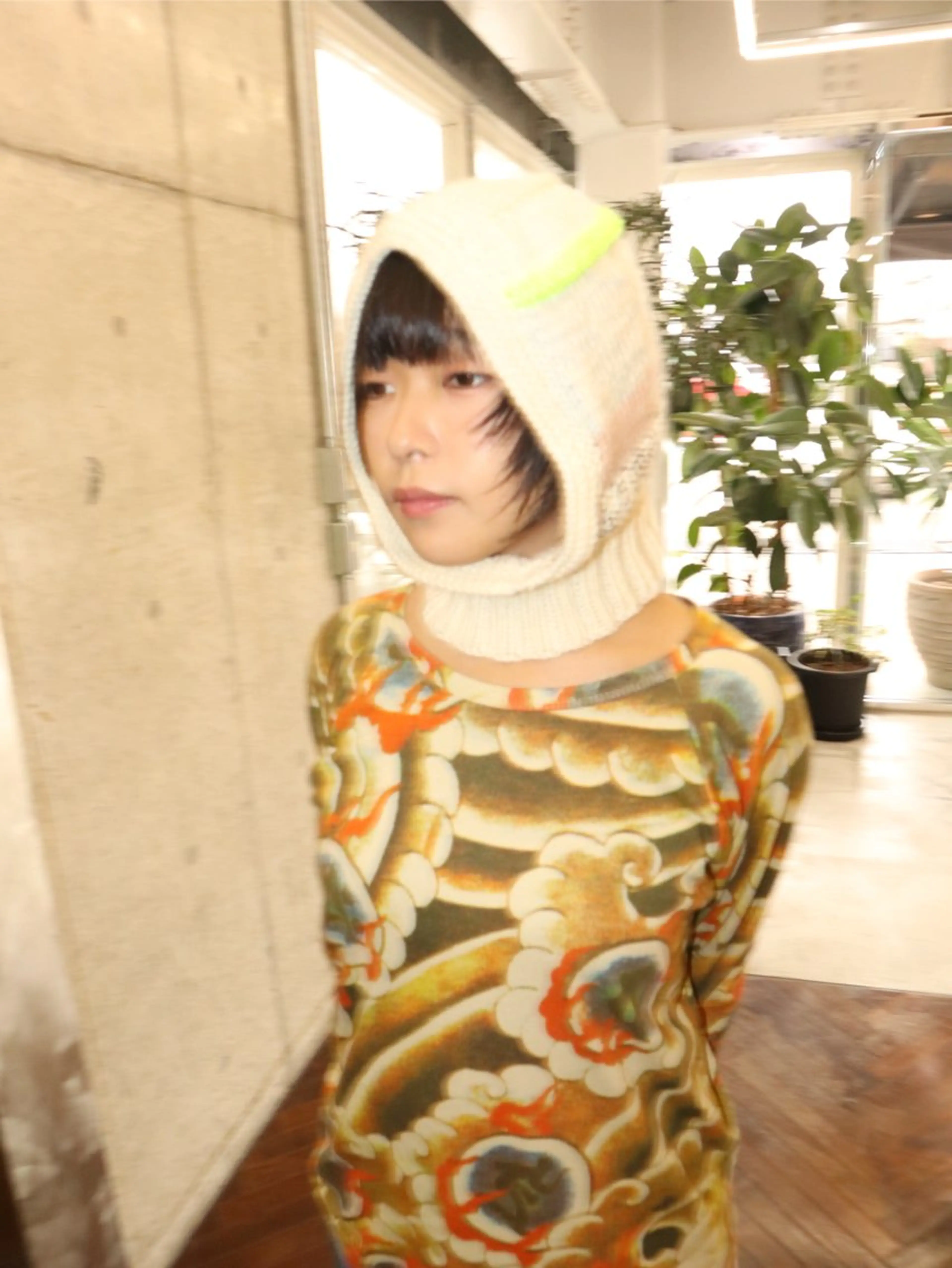 ショート カット ヘアカラー レイヤー/ボブ/ 透明感カラー/ニワのヘアスタイル