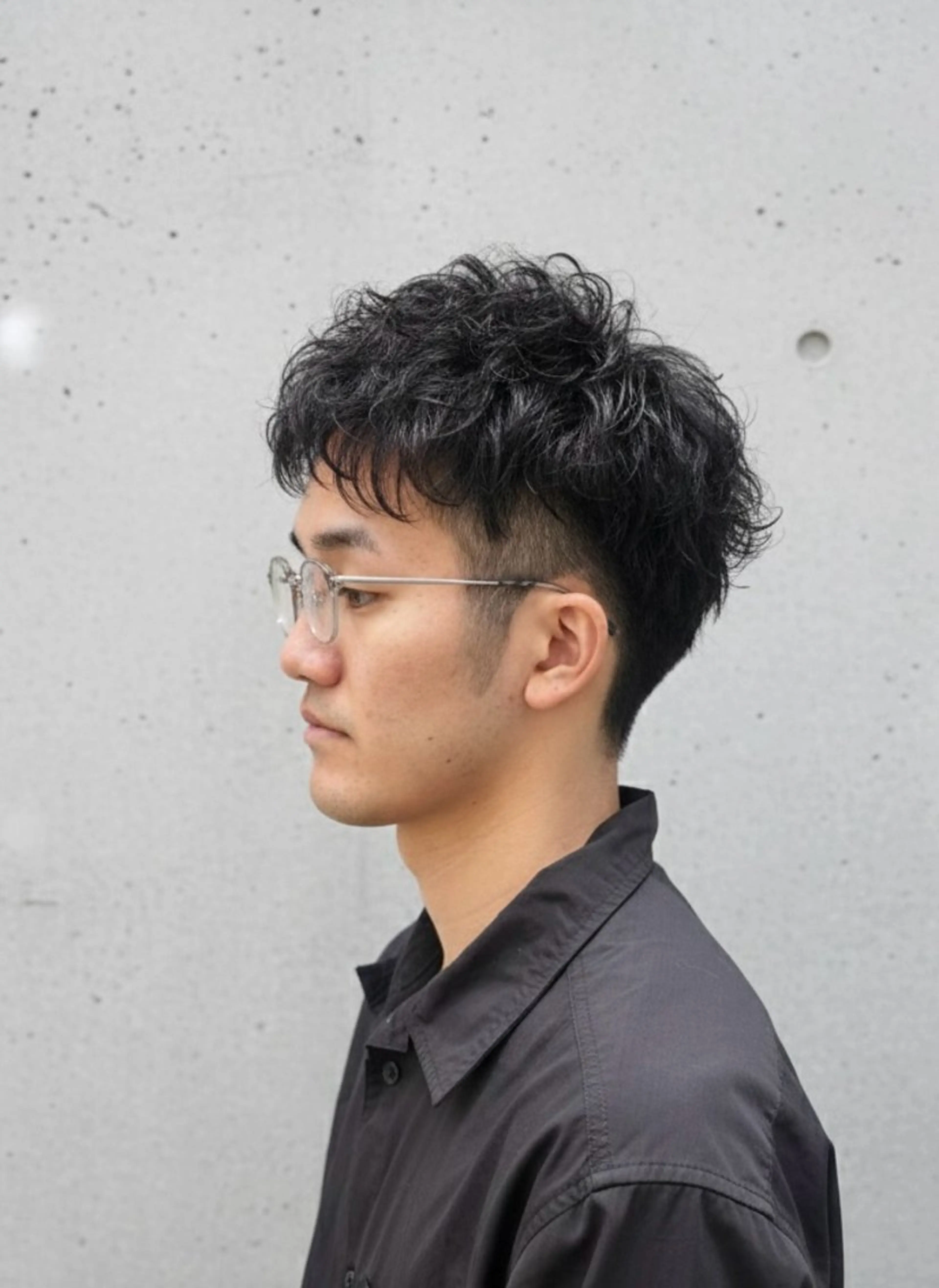 ショート パーマ メンズ メンズパーマ カット パーマ 上質メンズスタイル /石川瑠青のヘアスタイル