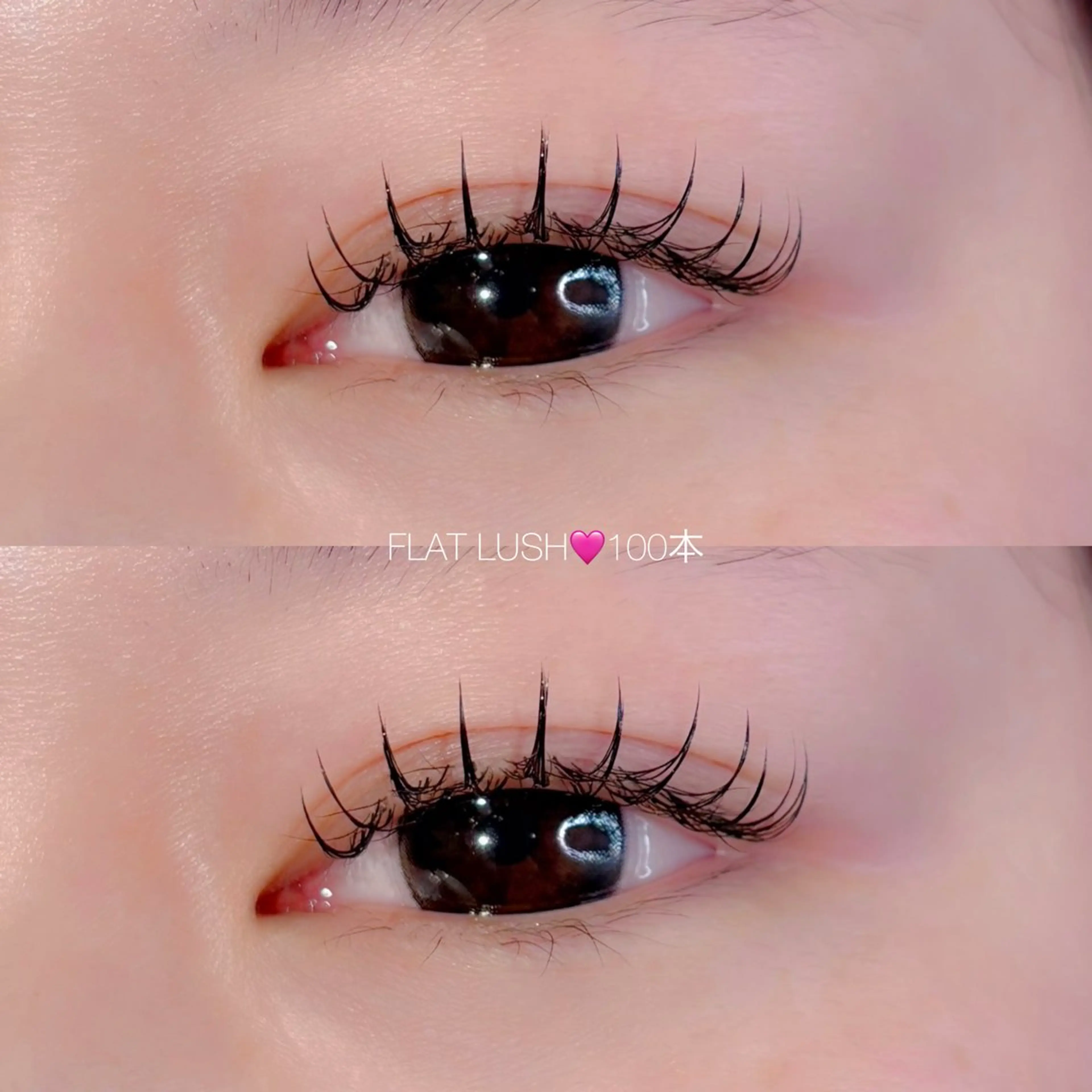 マツエク・マツパ フラットラッシュ CreBiA   eyelash所属・CreBiA🎀 ayaのマツエク・マツパデザイン