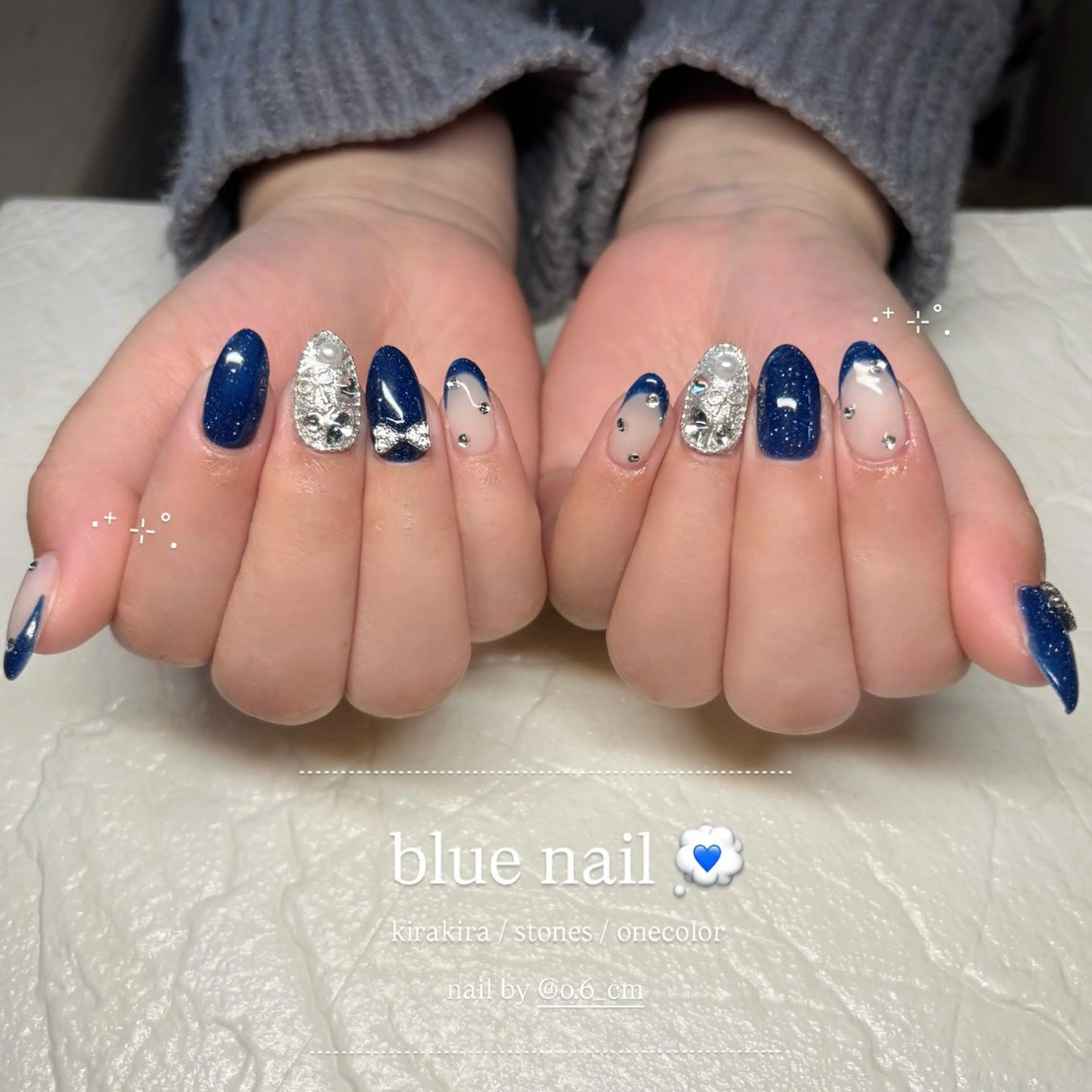 ネイル ハンドネイル Angelique 平形/高崎のネイルデザイン