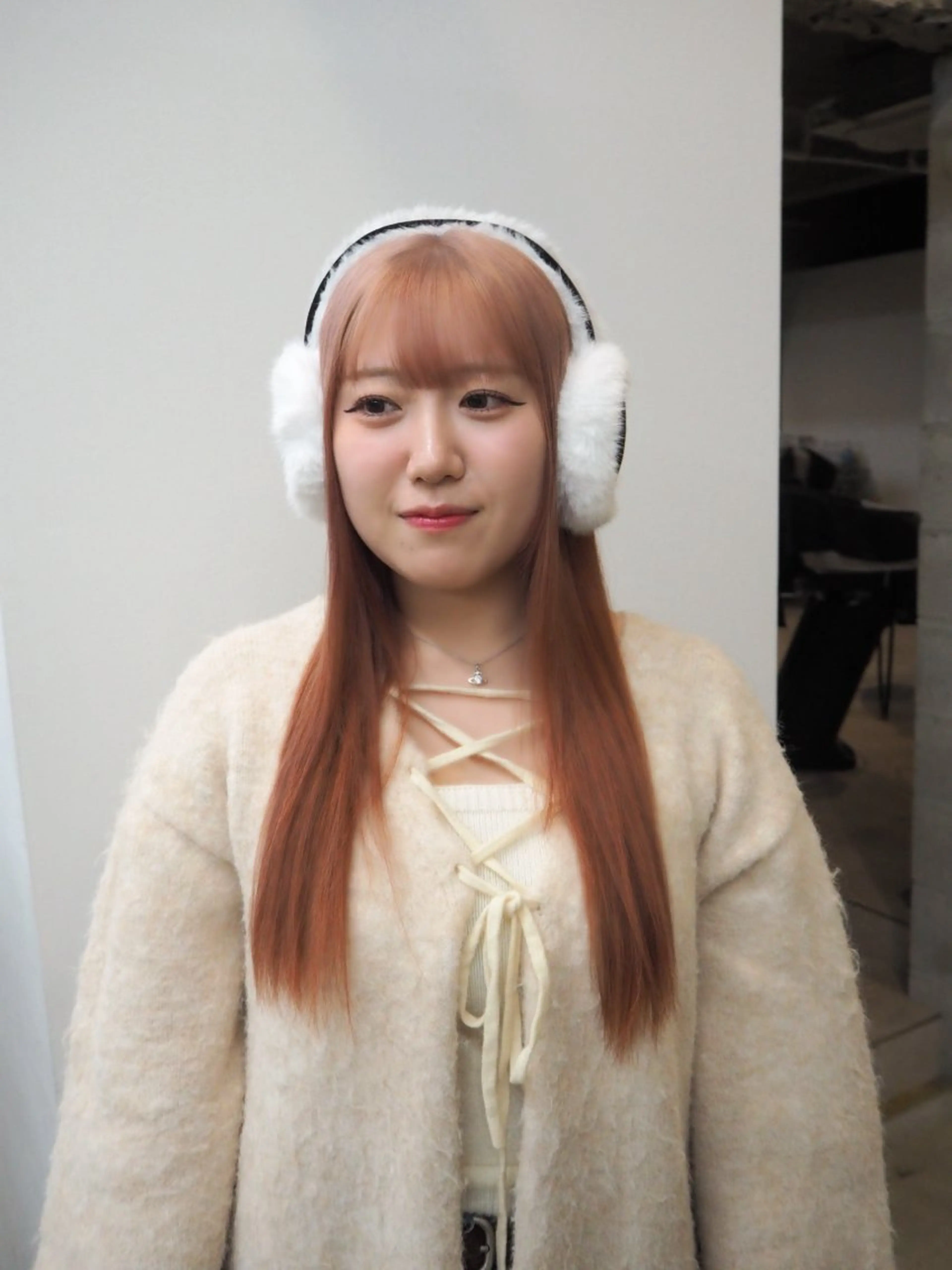 ロング カラー ベージュカラー ブリーチ ピンクカラー ピンクベージュ ヘアカラー トリートメント マユ/ SYS by fitのヘアスタイル