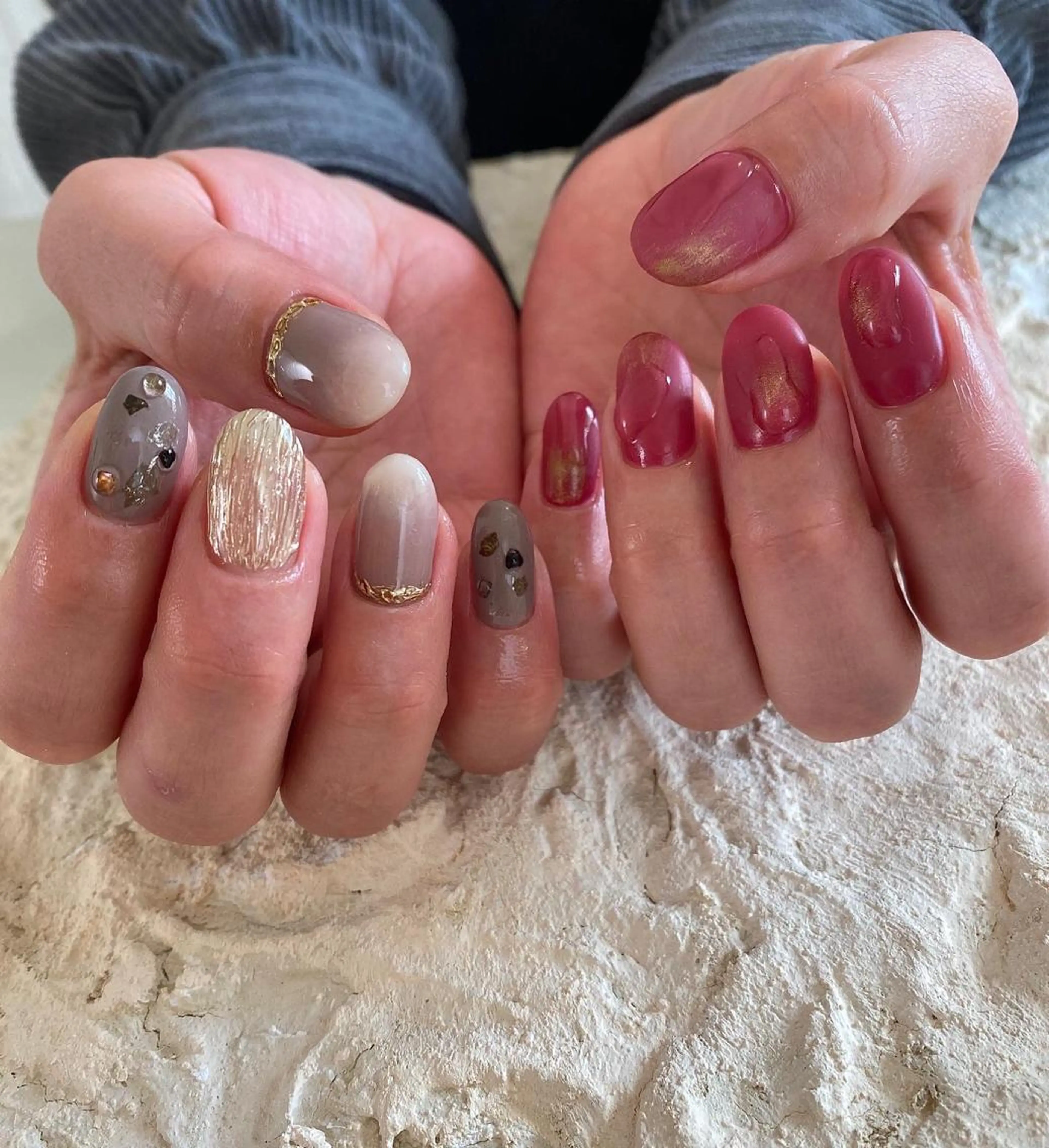 ネイル ハンドネイル and M. nailのネイルデザイン