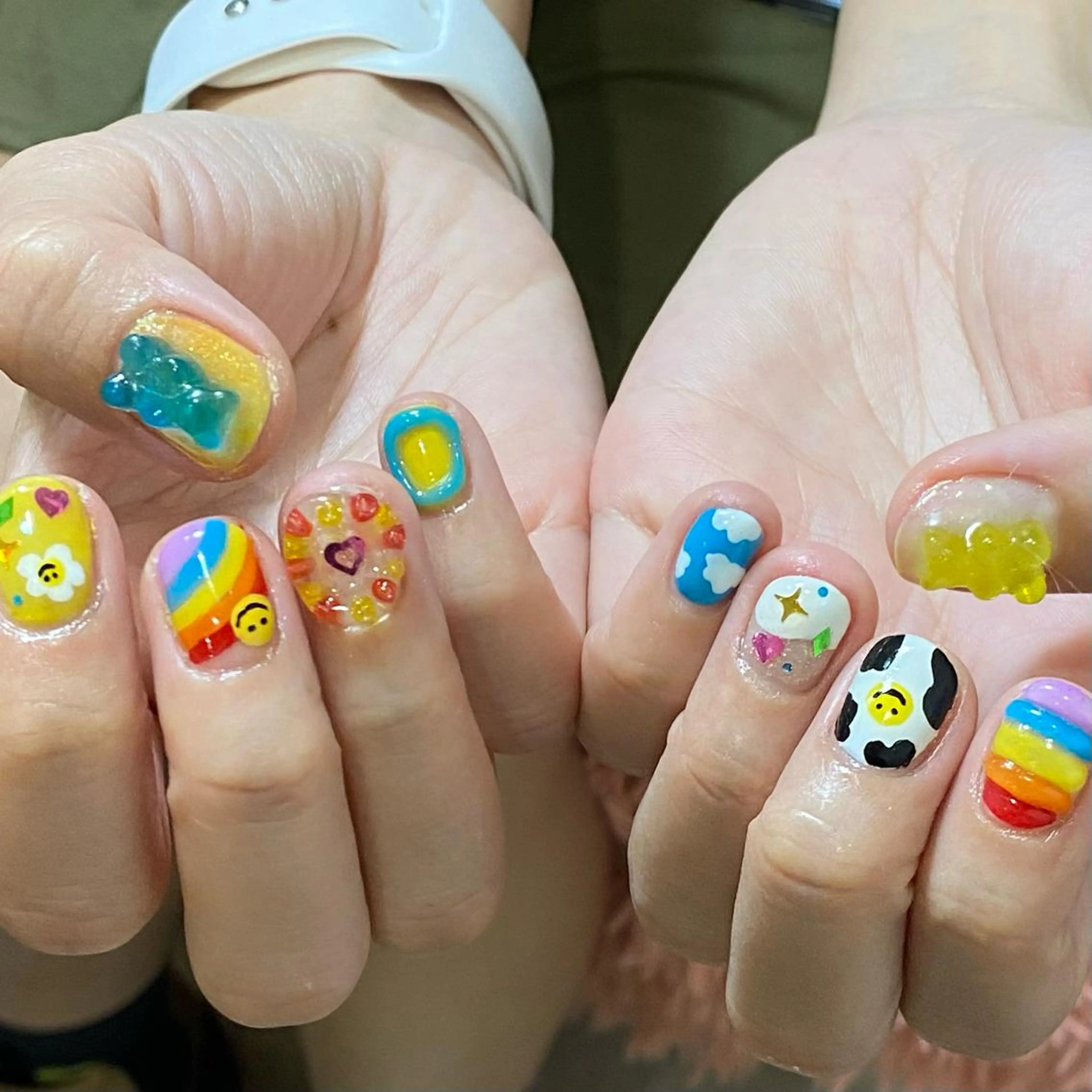 ネイル ハンドネイル フットネイル ゆびノさき茨木店 ニュアンス/アートのネイルデザイン