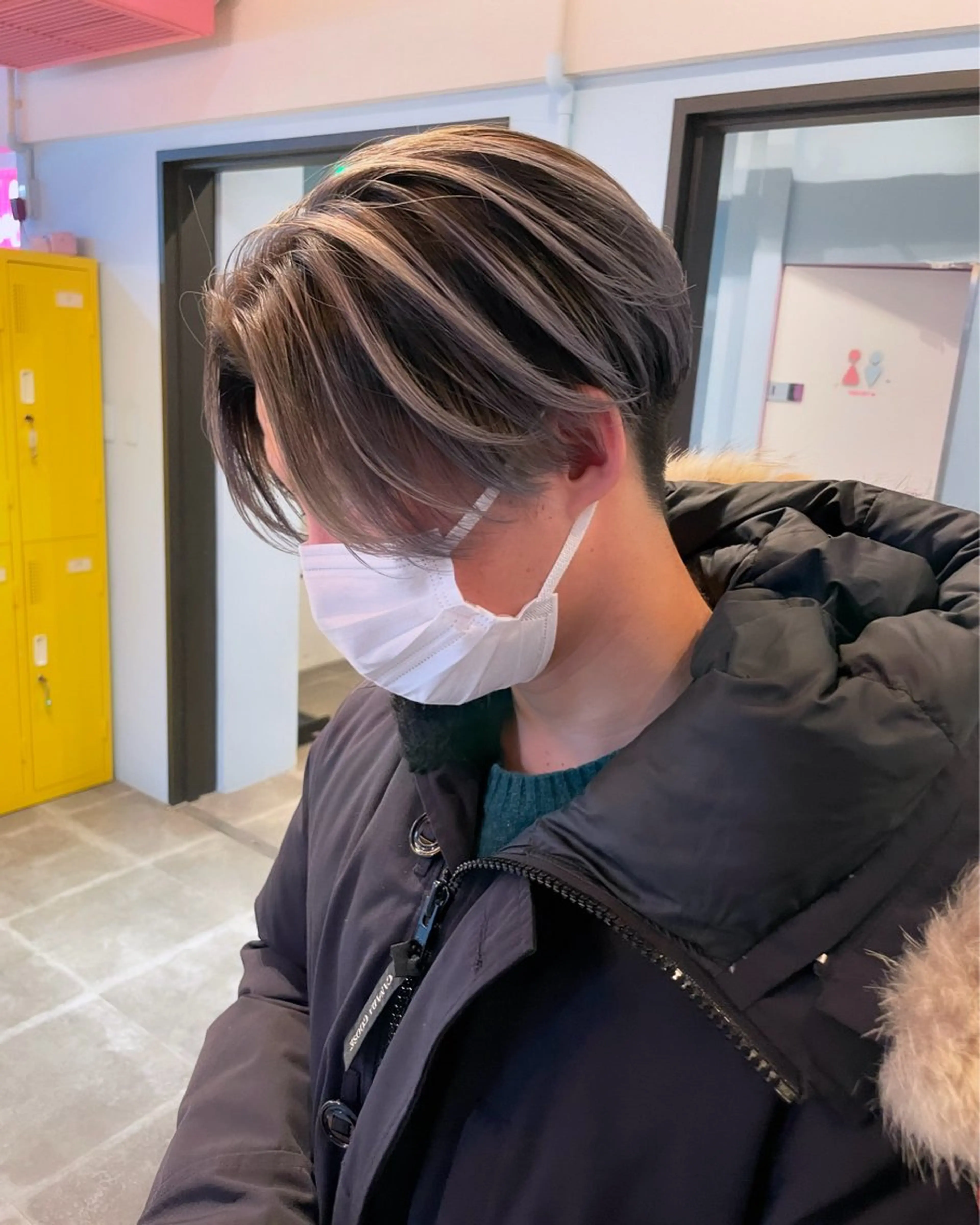 ミディアム カラー パーマ ヘアアレンジ メンズ カット ヘアカラー トリートメント ヘアセット メンズ特化 しゅうへいのヘアスタイル