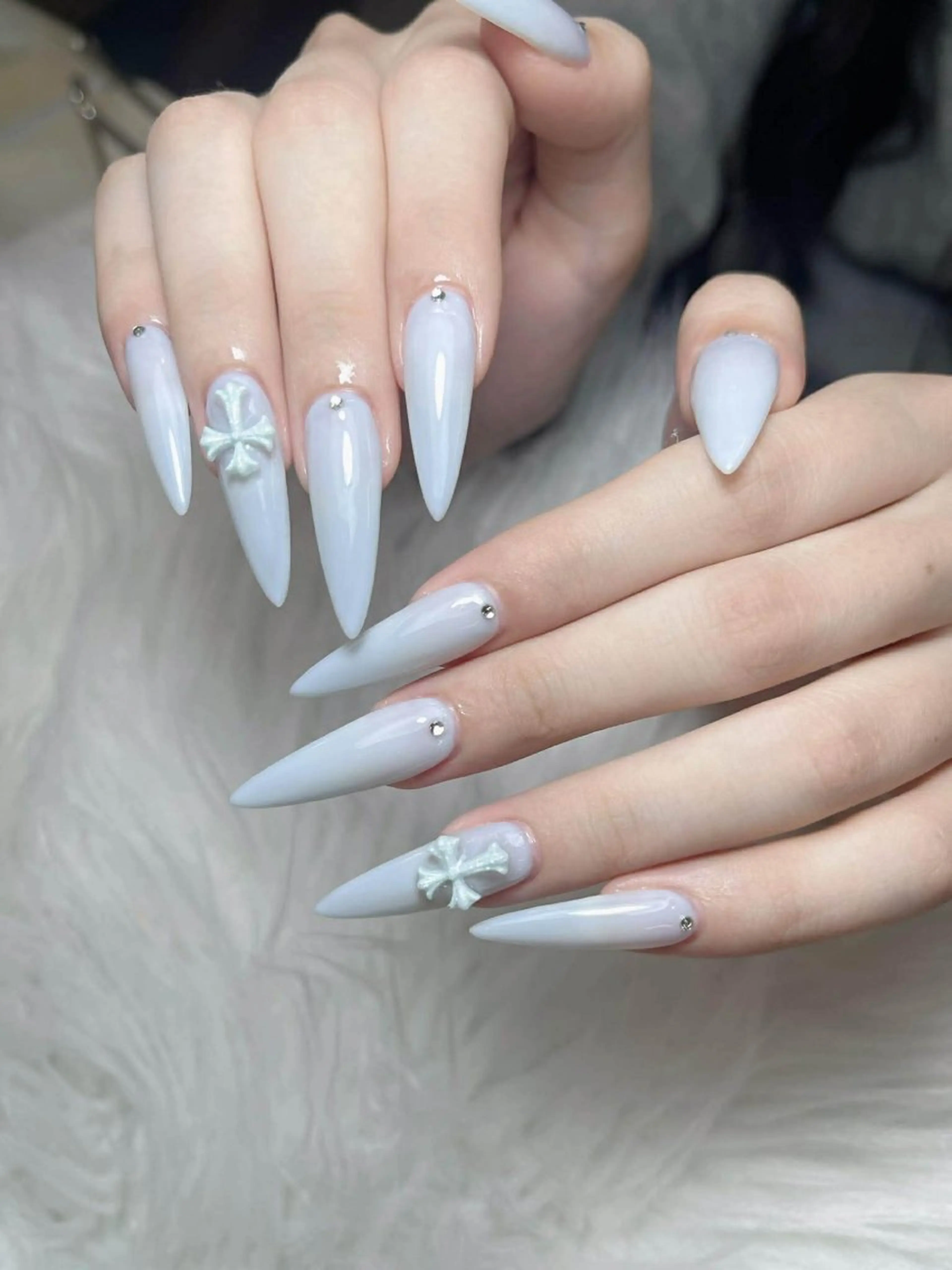 ネイル オーロラネイル チークネイル フットネイル フレンチネイル ハロウィン ハンドネイル Lumi Nail 新大久保3‘のネイルデザイン