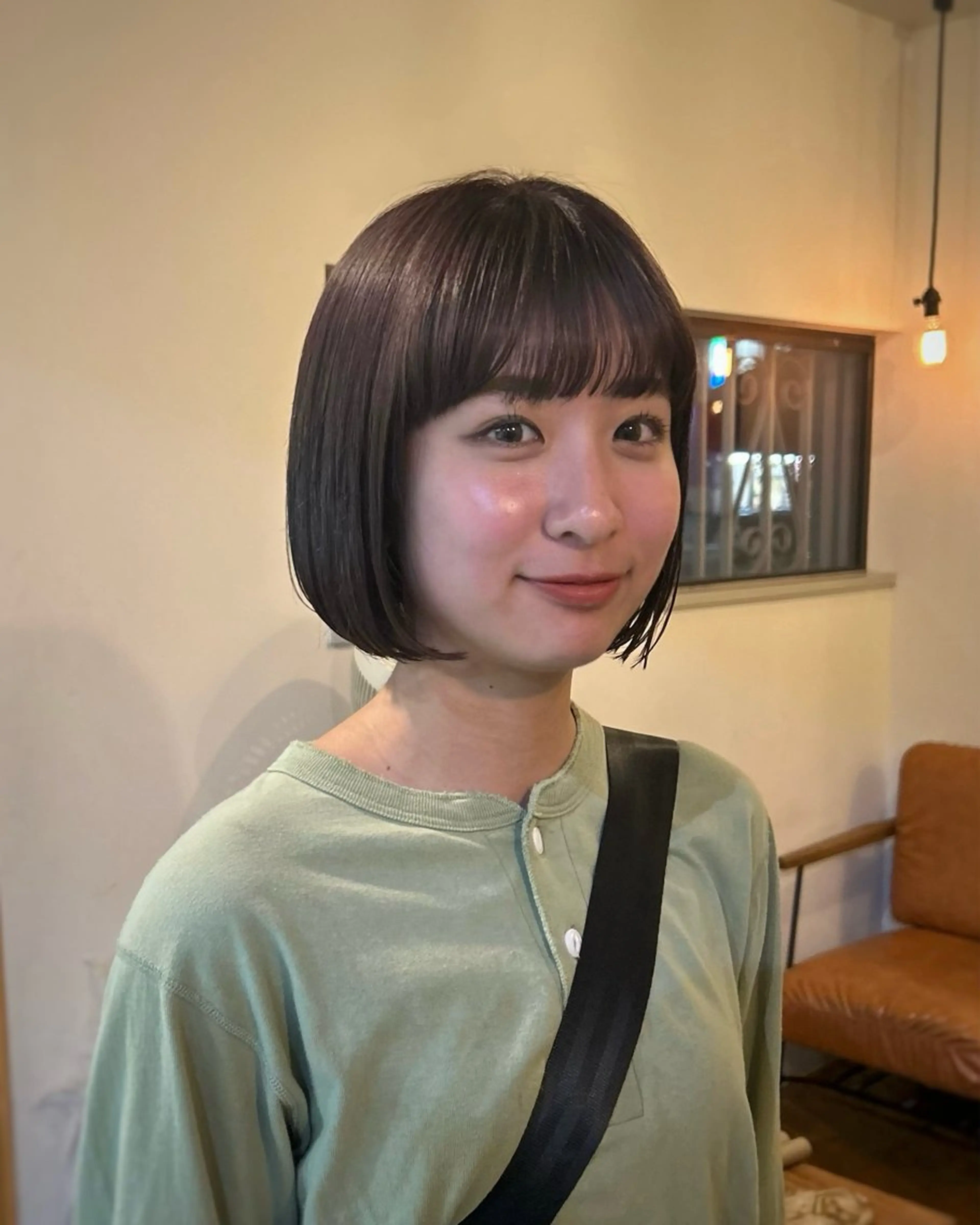 カラー ラベンダーカラー MUKU 市川 莉花のヘアスタイル