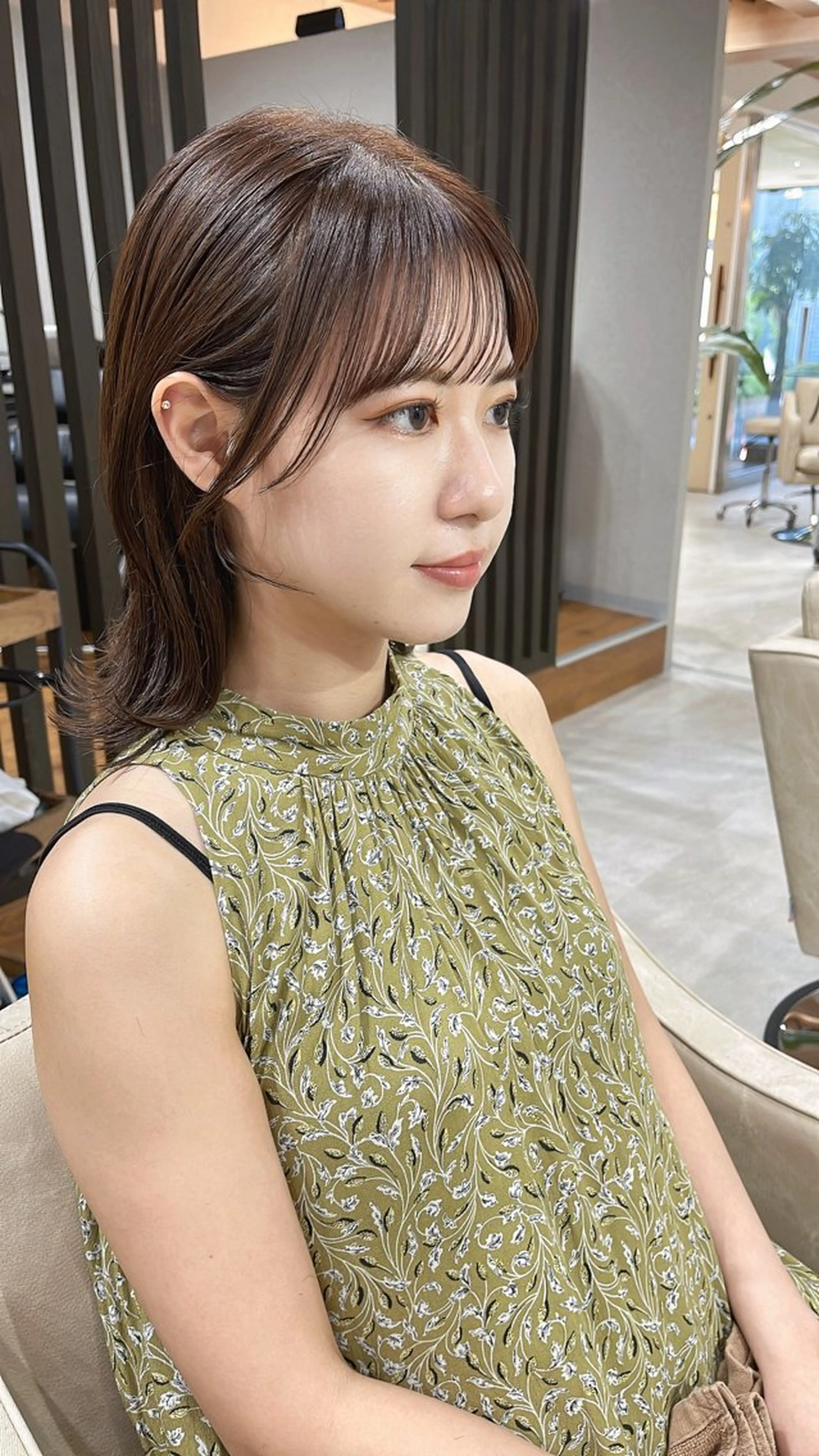 【前髪、顔まわりカット✂️】トレンドの顔周りレイヤーや盛れるシースルバング✨の写真