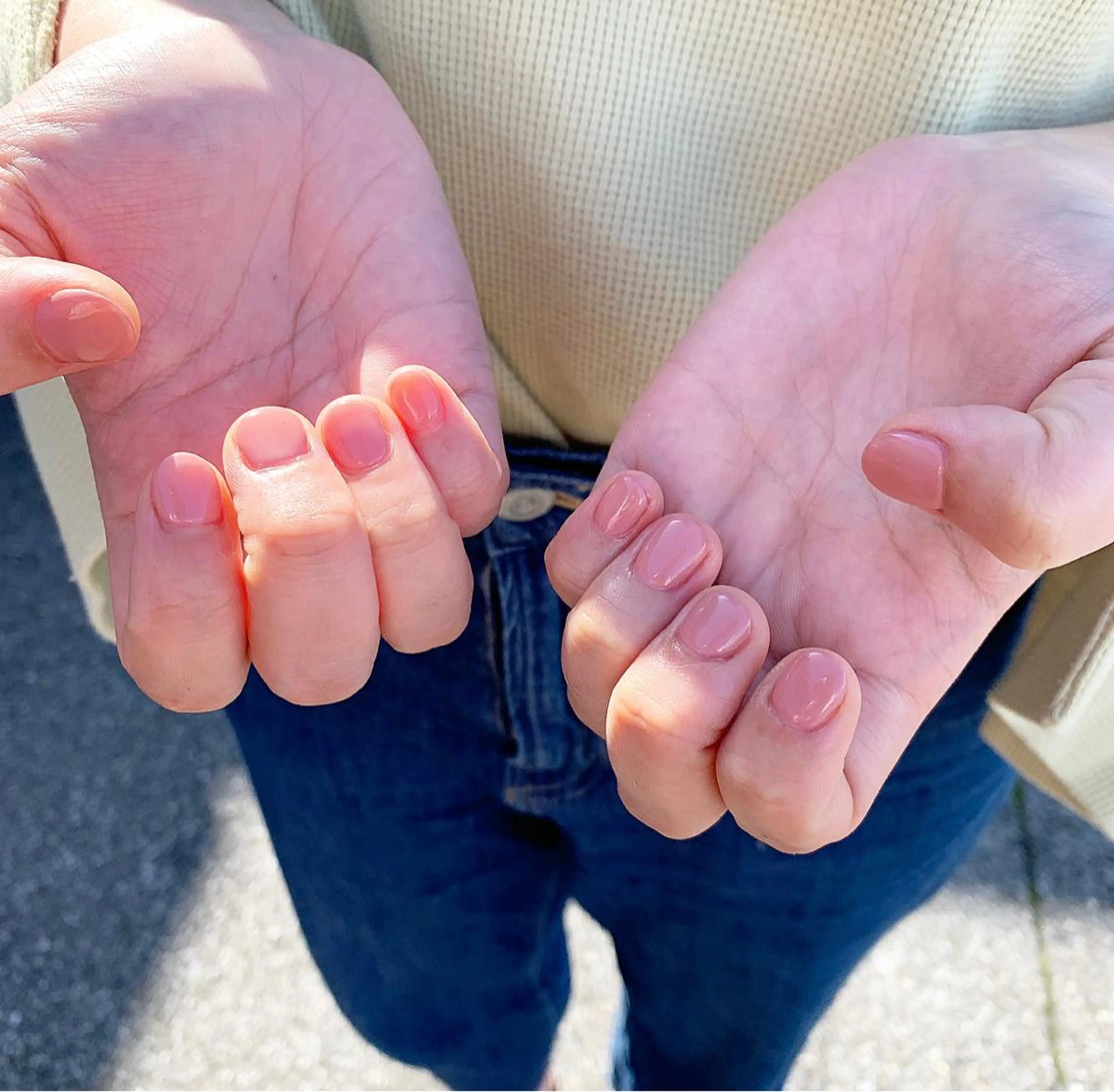 ネイル ピンク ハンドネイル 佐藤 穂乃香のネイルデザイン