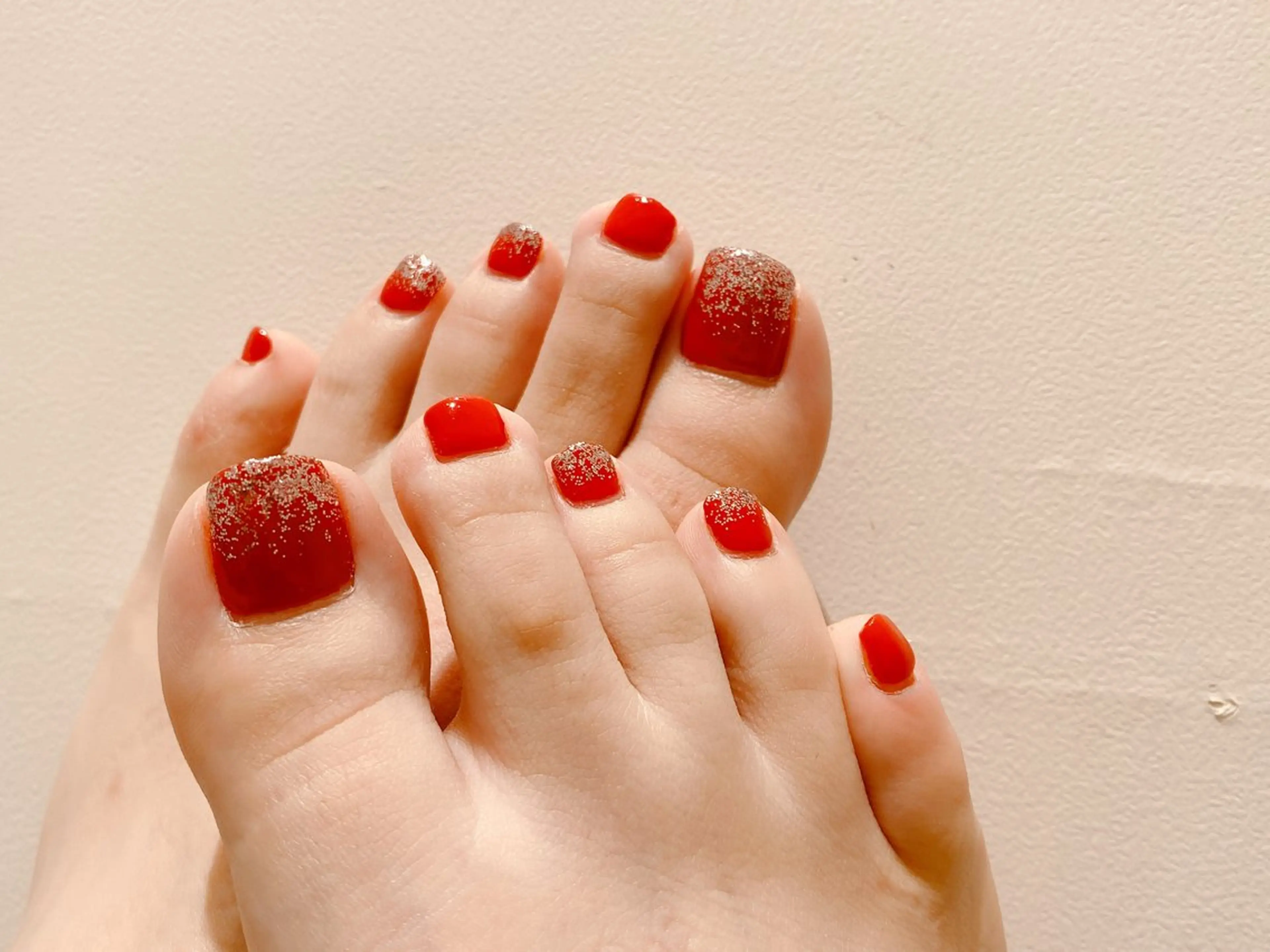 【フット】甘皮ケア＋パラジェルワンカラー/オフ込みの写真