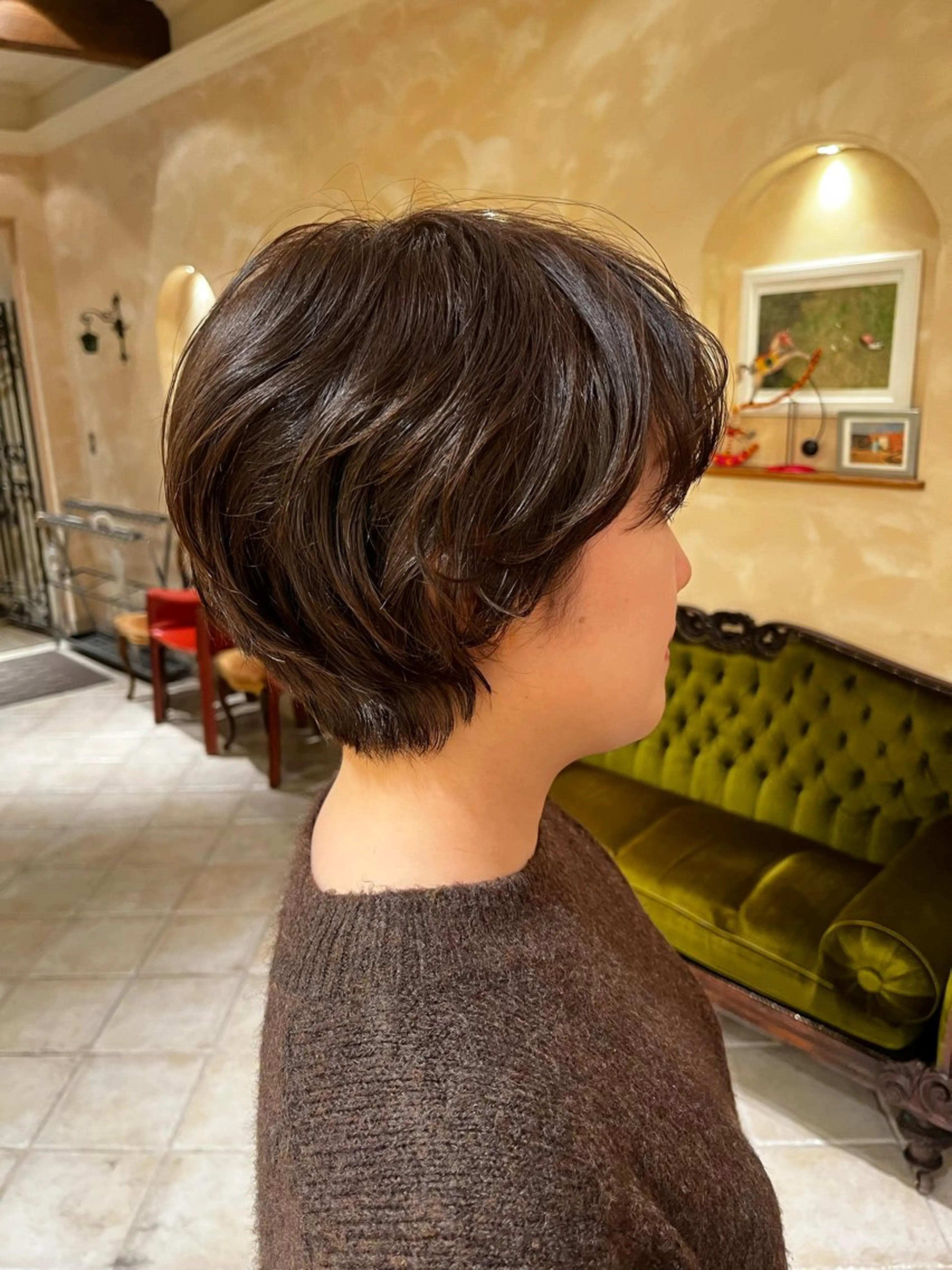 ショート 田内 満里奈のヘアスタイル