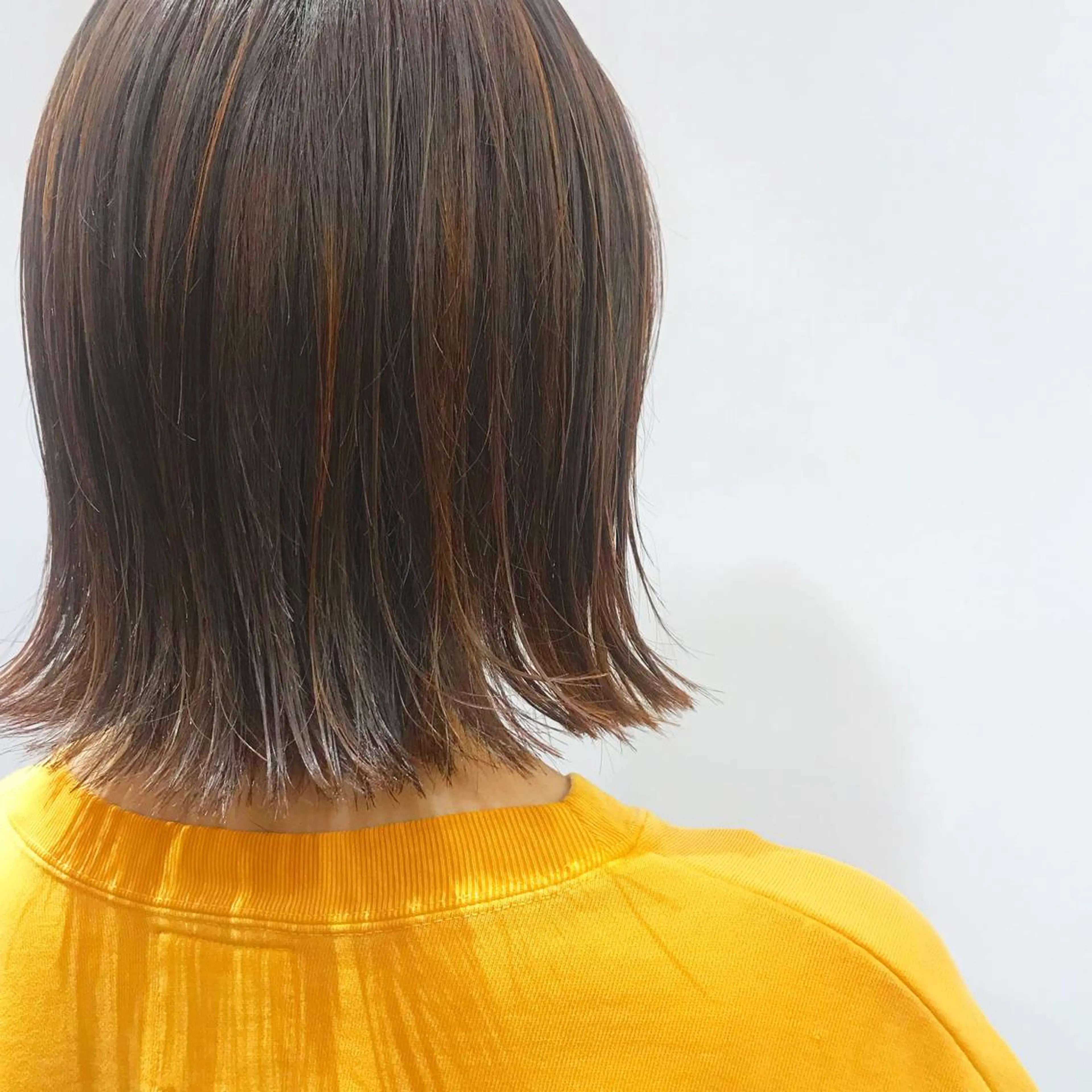 ショート カラー AMI ウルフパーマ/メンズのヘアスタイル