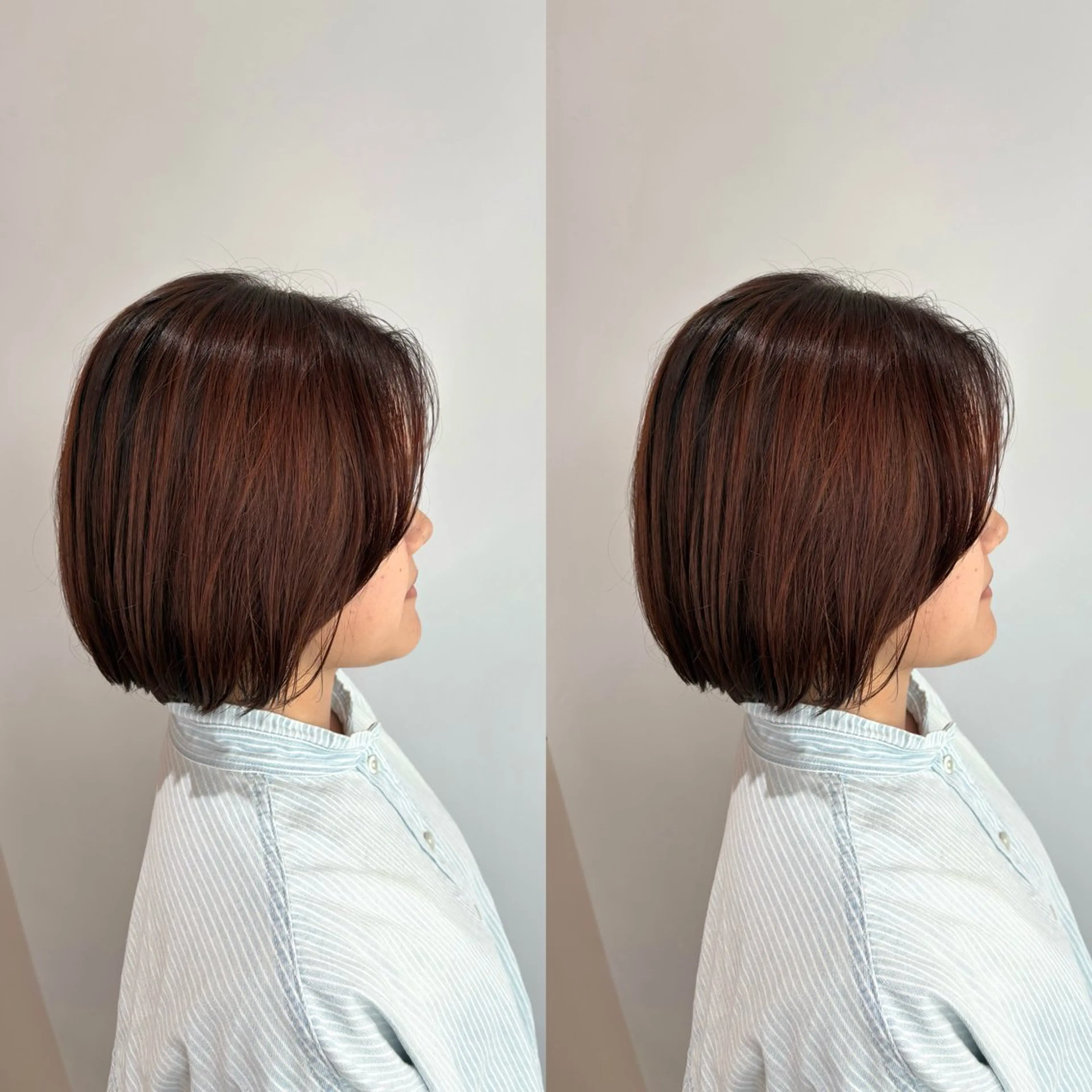 ショート カラー カット ヘアカラー トリートメント オーガニックカラー/ 髪質改善/暗髪/ボブのヘアスタイル