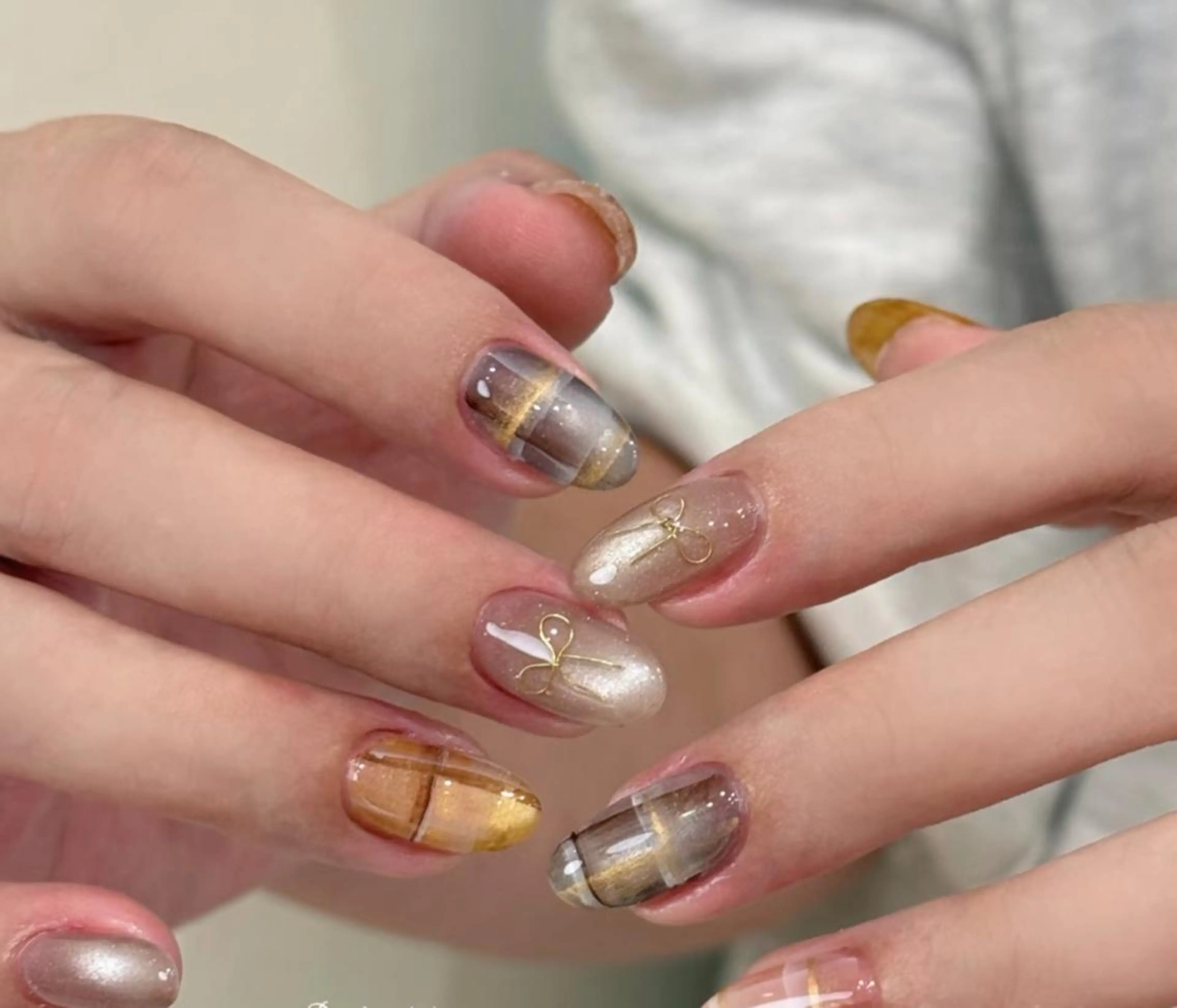 ネイル ハンドネイル ハンドケア 🍑 momo_nailのネイルデザイン
