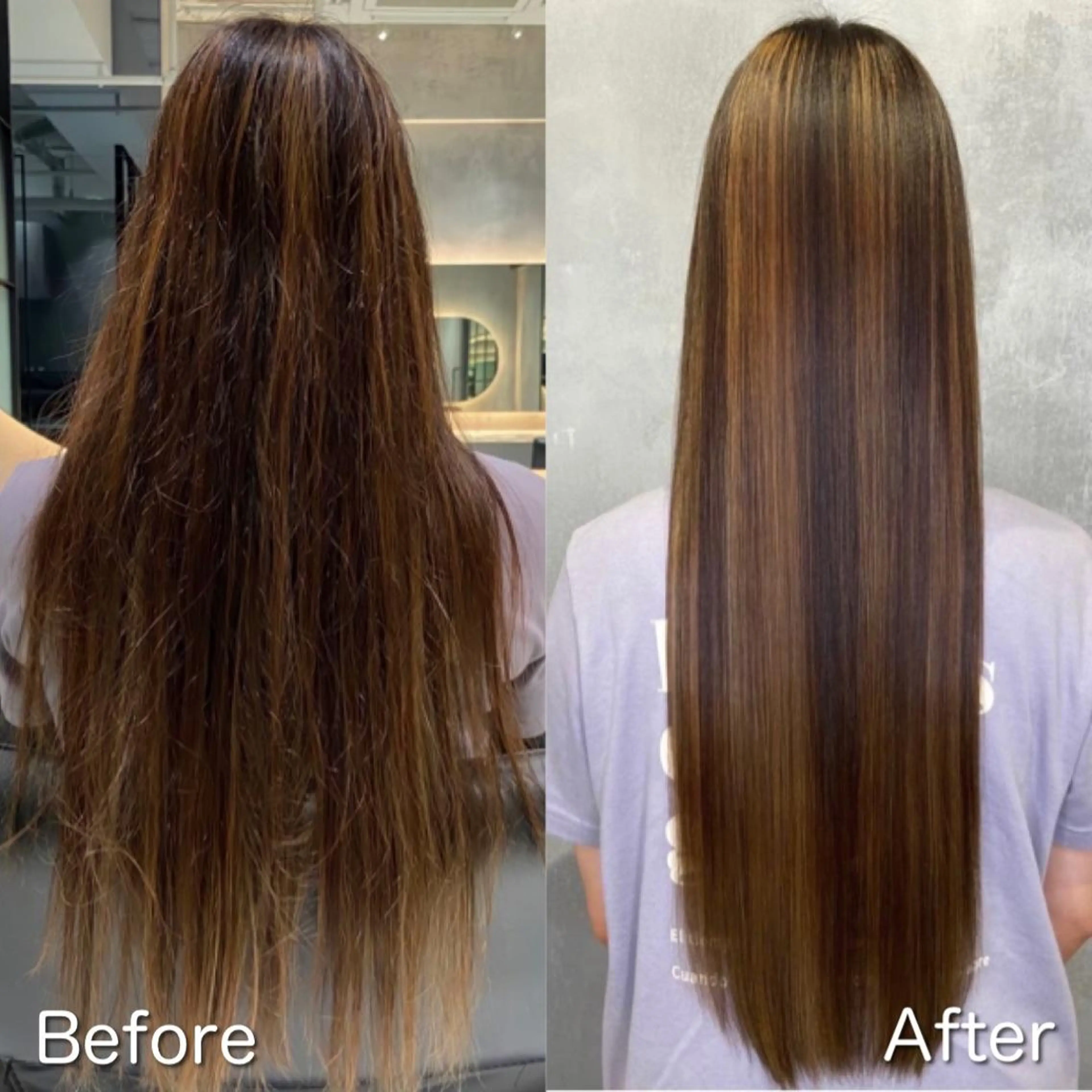 ロング ツバサ 髪質改善のヘアスタイル