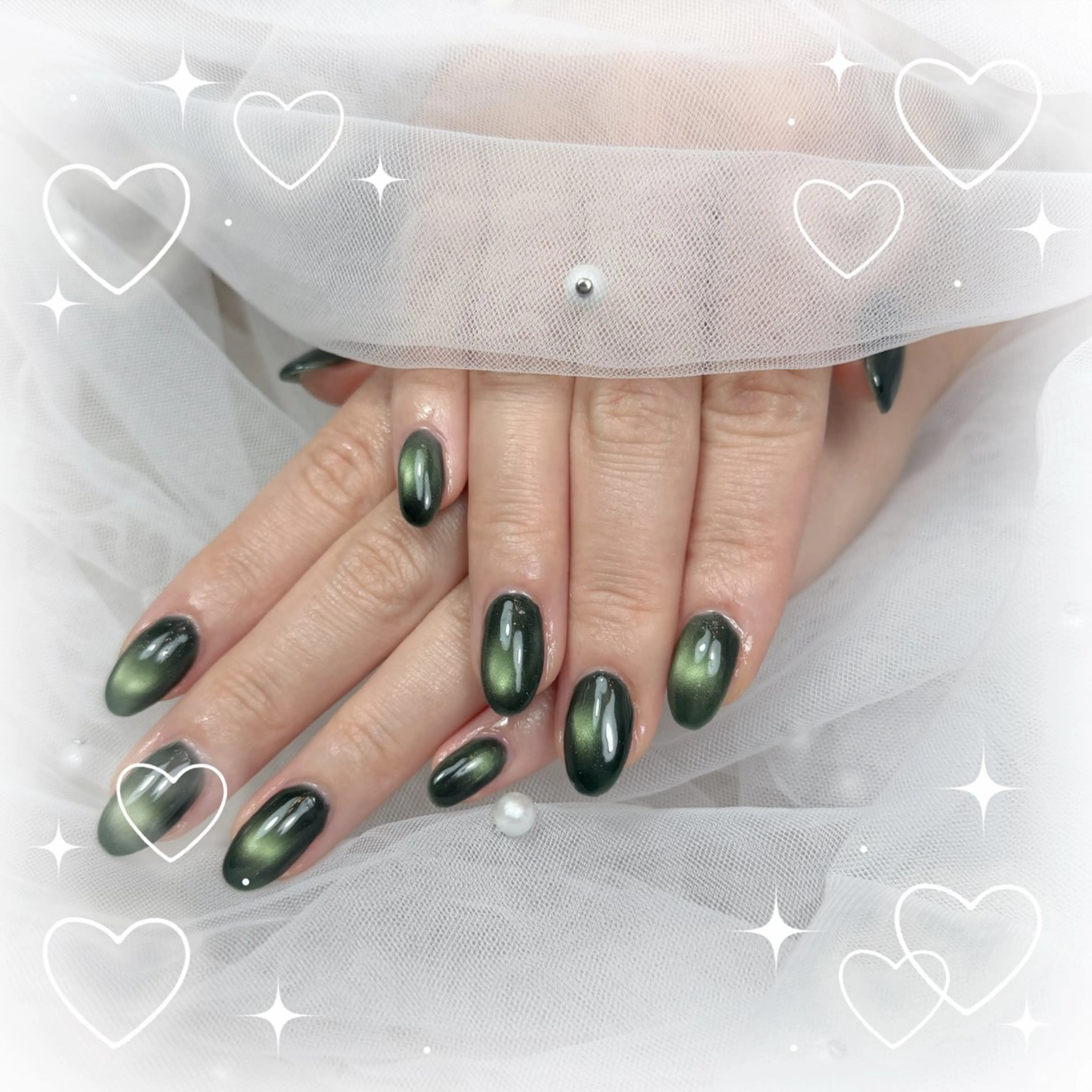 ネイル マグネットネイル Haney. MEIのネイルデザイン