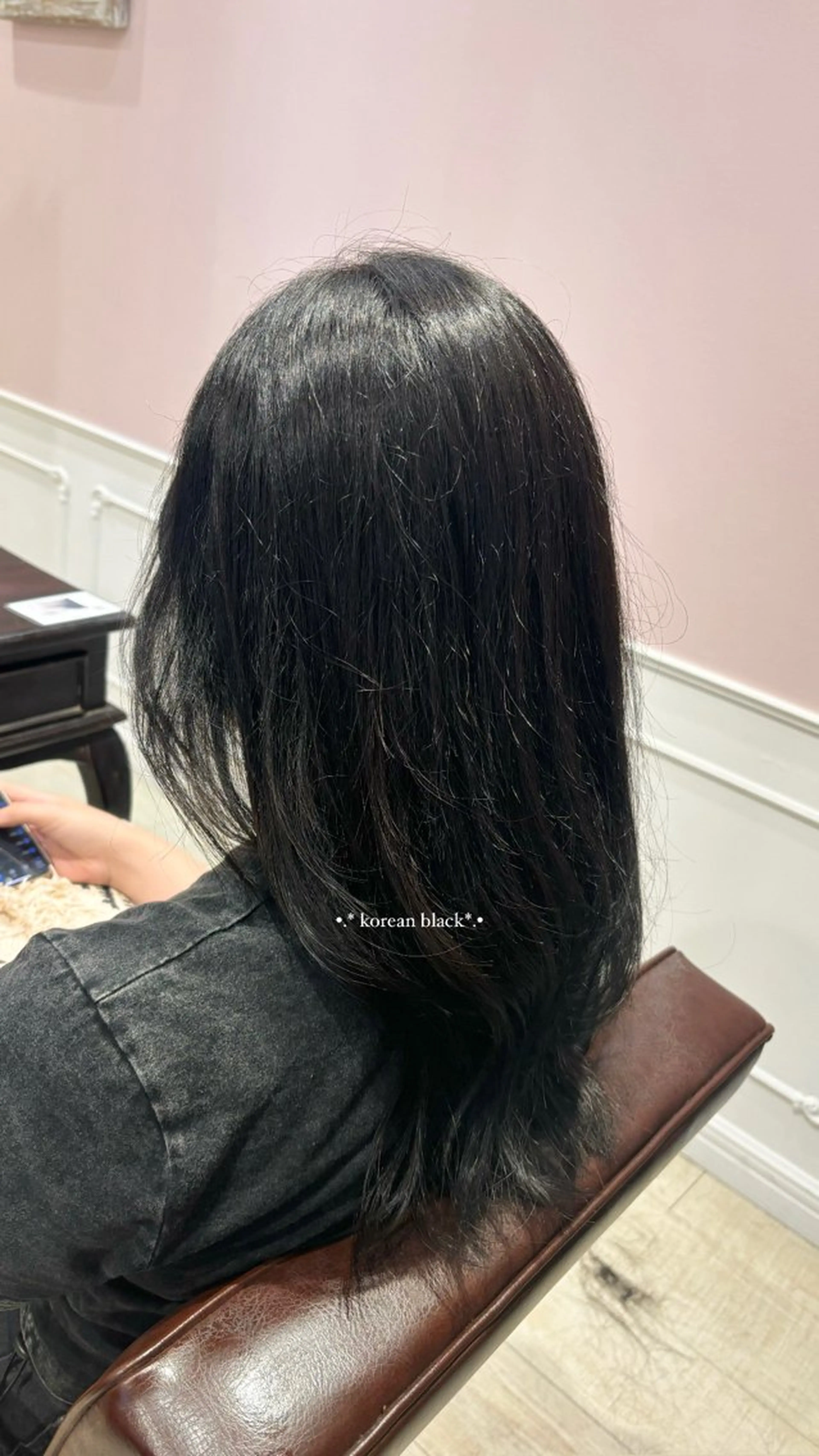 ロング カラー 黒髪 透明感カラー 🌱なゆみ🌱透明感 /ナチュラル/高宮のヘアスタイル