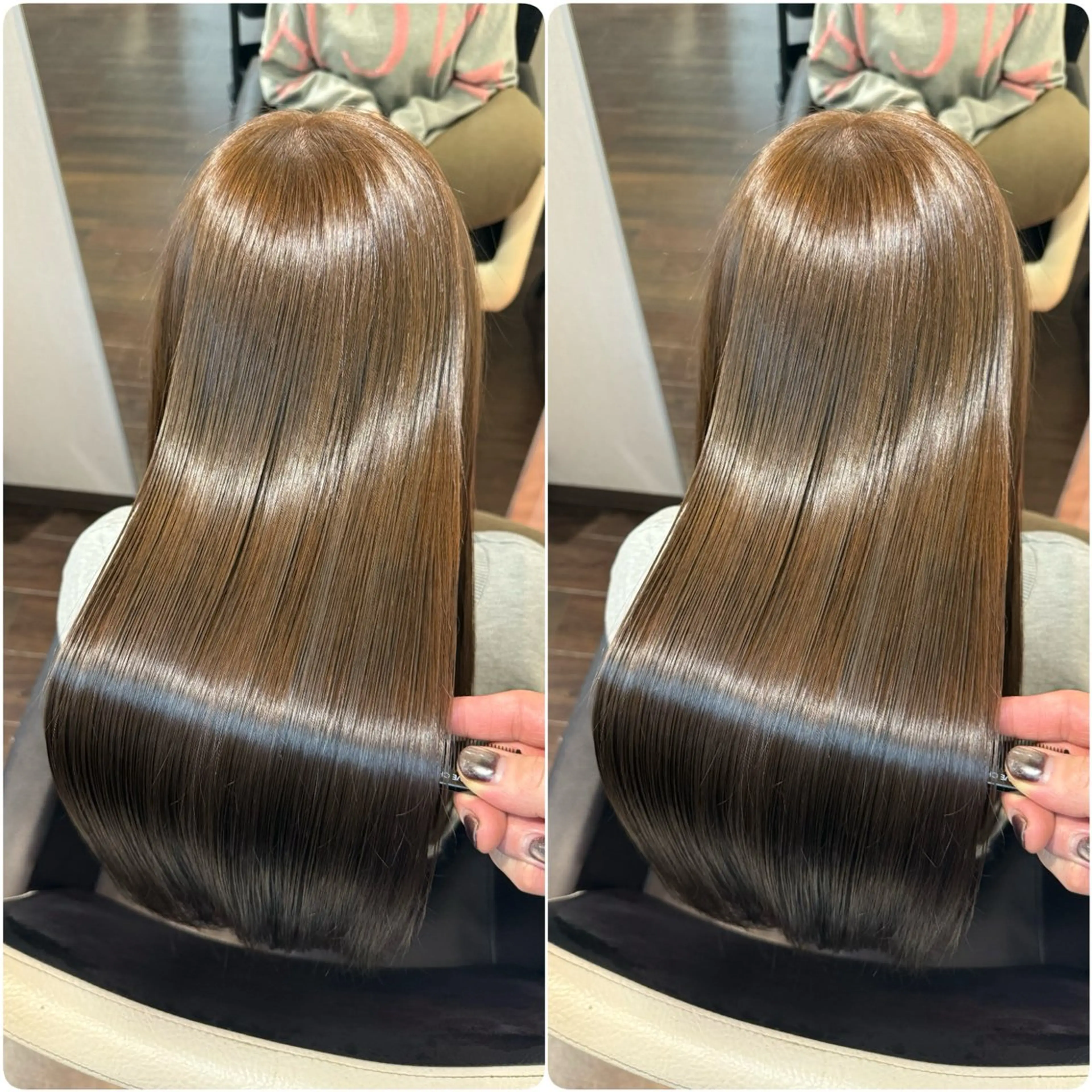 ロング カラー カット ヘアカラー トリートメント ヘッドスパ youres hair 髪質改善トリートメント&ヘッドスパ　新宿EAST所属・🌹ULTOWA🌹 髪質改善/縮毛/店長のヘアスタイル